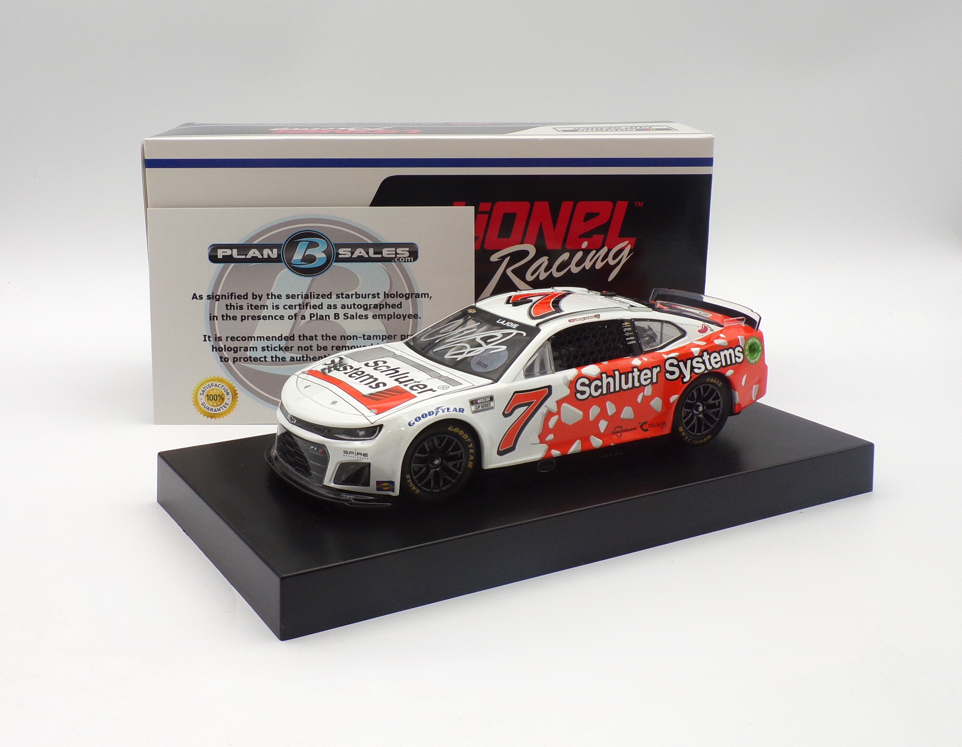 Corey Lajoie Autographed 2024 Schluter Systems 1:24 Nascar Diecast
