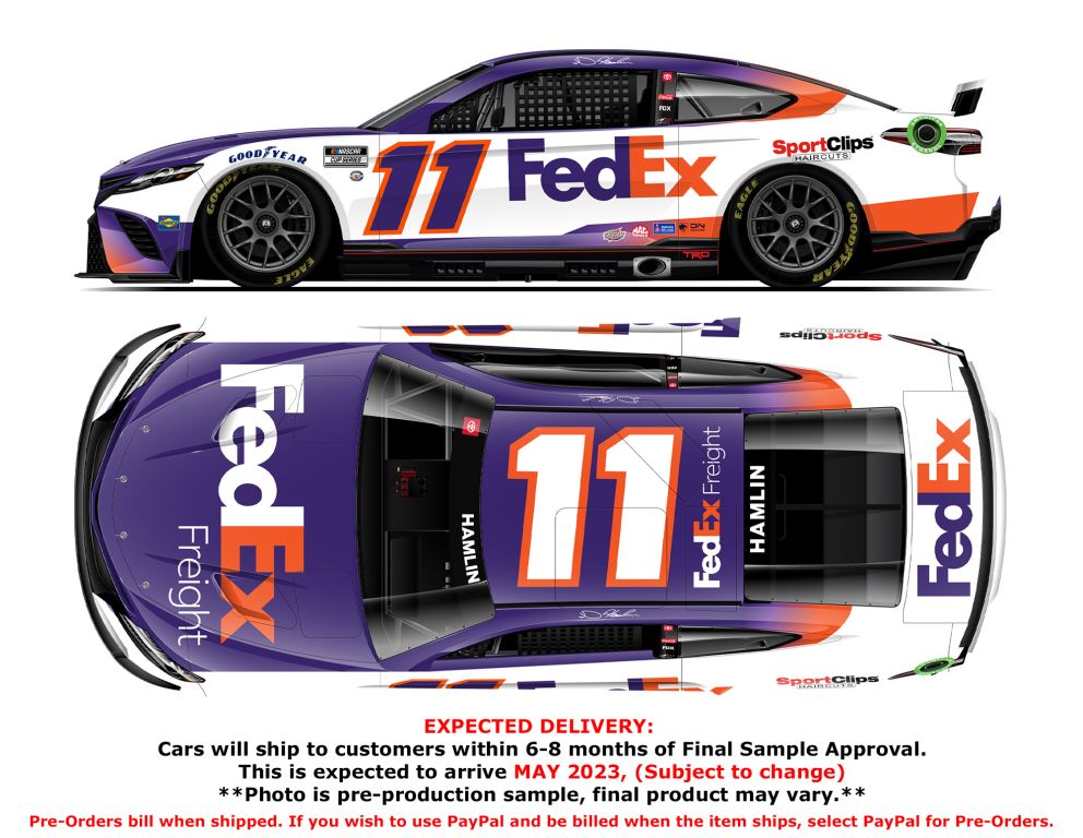 Action ARC 1:64 Denny Hamlin FedEx Express #11 NASCAR 2024 – Diecast Da Collezione