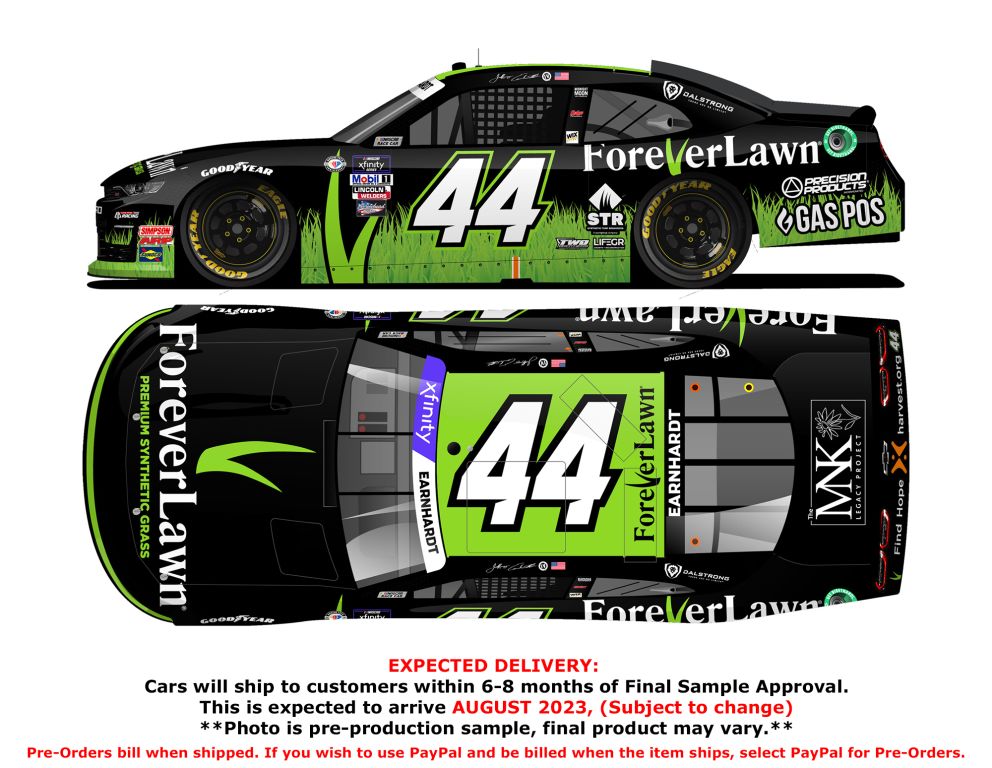 Jeffrey Earnhardt 2023 Forever Lawn 1:64 Nascar Diecast