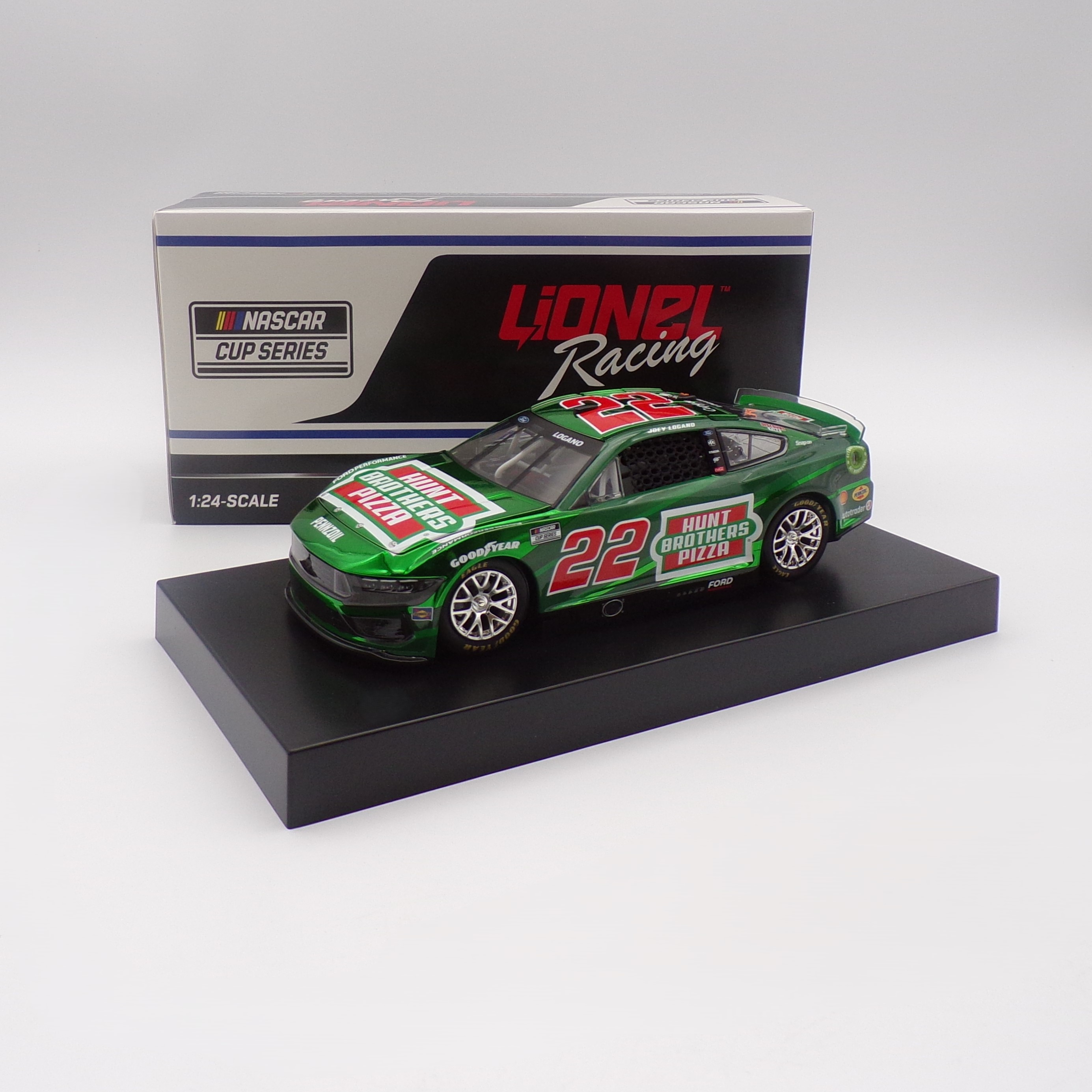 Joey Logano 2024 Hunt Brothers Pizza 1:24 Color Chrome Nascar Diecast