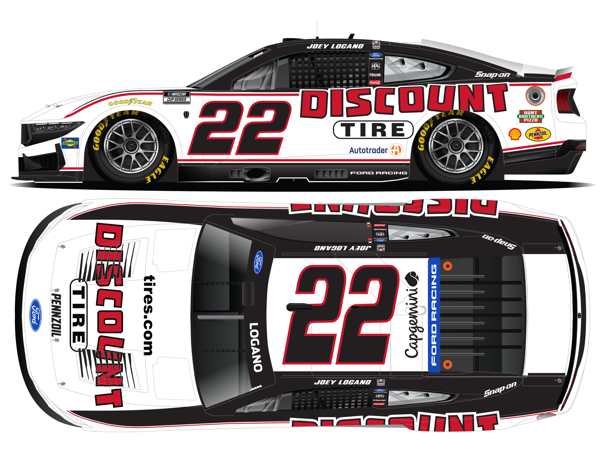 Joey Logano 2026 Discount Tire 1:64 Nascar Diecast