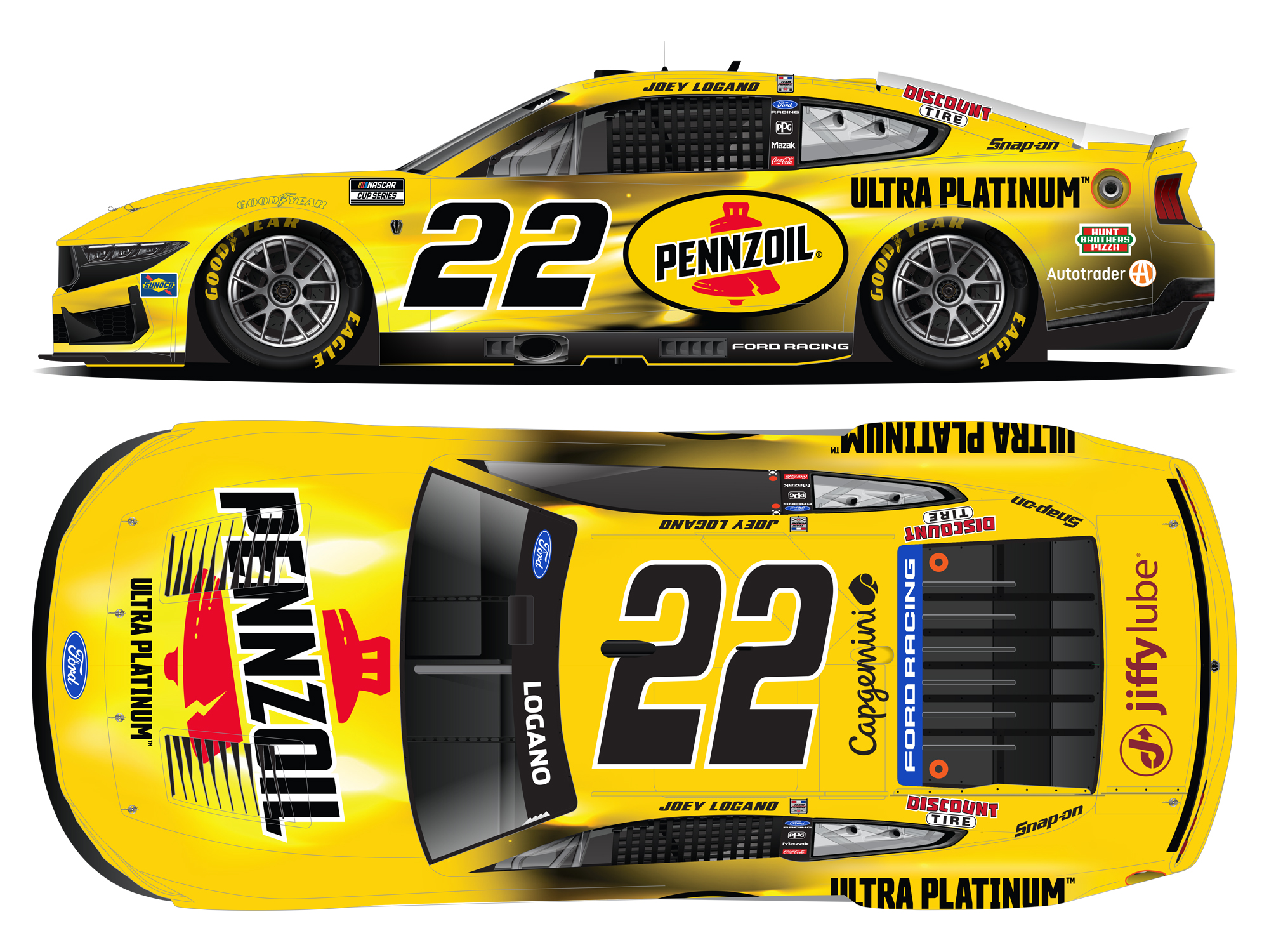 MAC TOOLS Pennzoil NASCAR1/24 ナスカー Joey Logano 2026 Pennzoil 1:24 Nascar Diecast