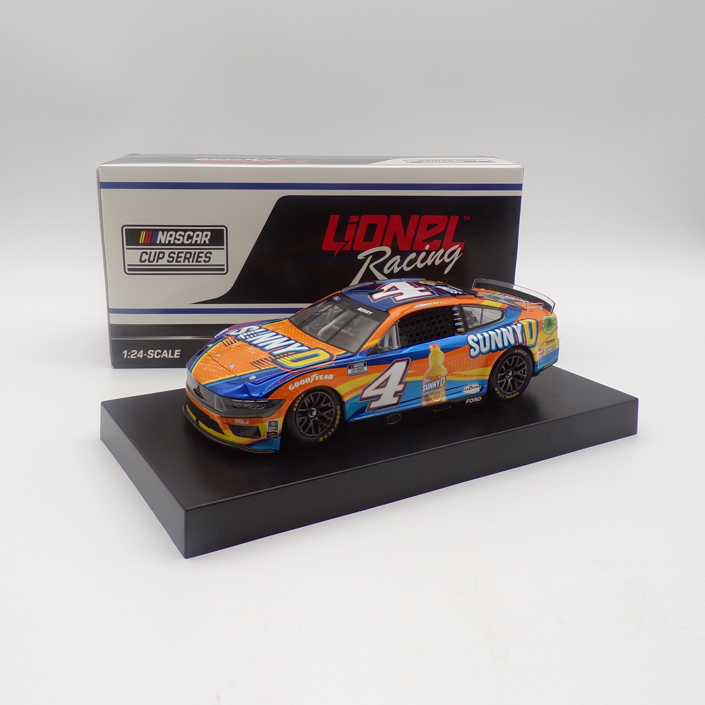 Josh Berry 2024 SunnyD 1:24 Color Chrome Nascar Diecast