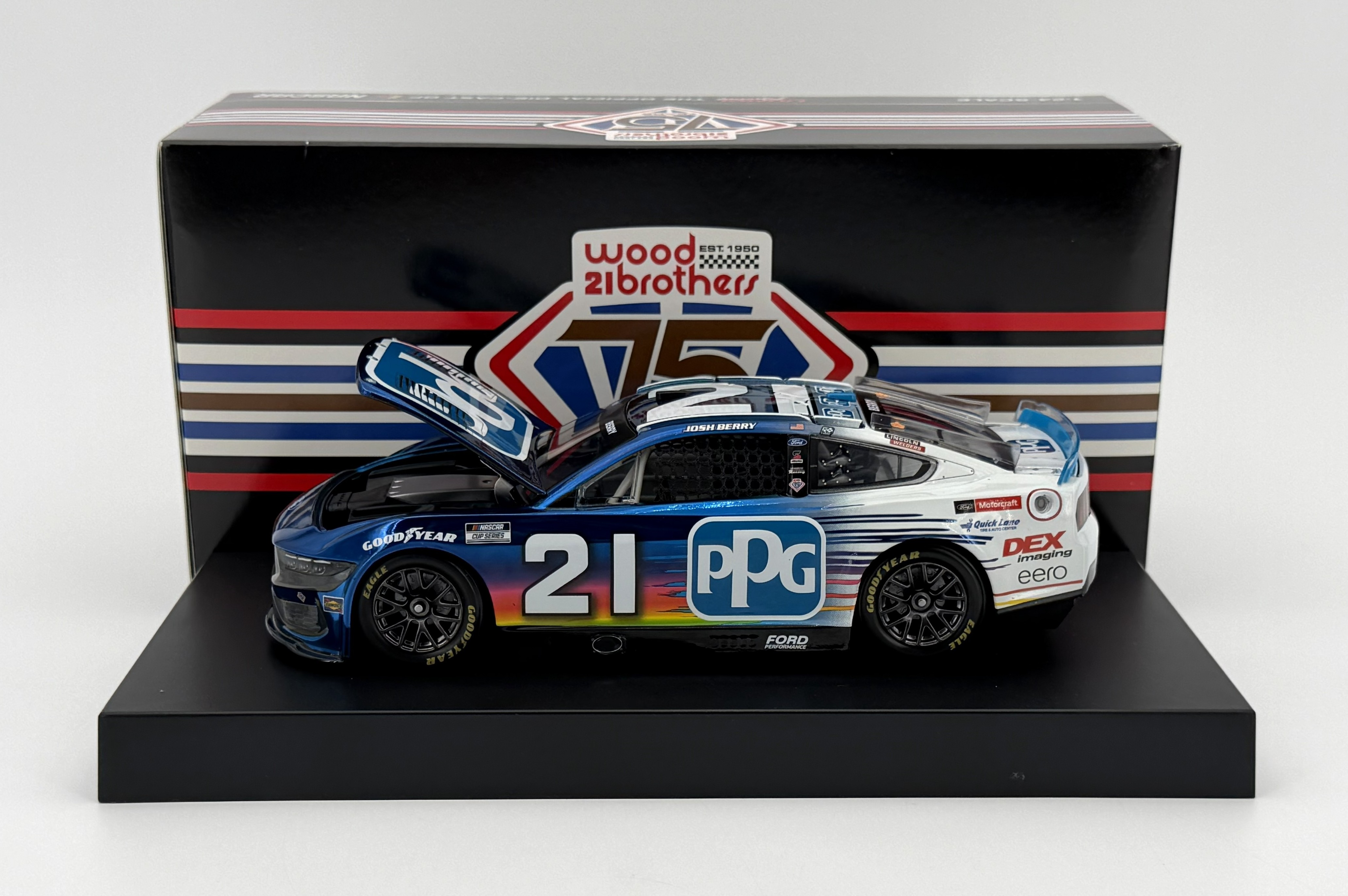 Josh Berry 2025 PPG 1:24 Color Chrome Nascar Diecast