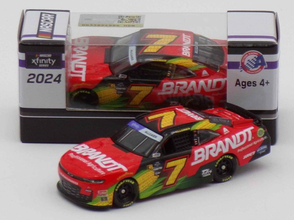 Modellino Pressofuso NASCAR 1:64 – Justin Allgaier Brandt Citrus Chevrolet Camaro 2025 – Calendario Avvento Lionel - Foto 2