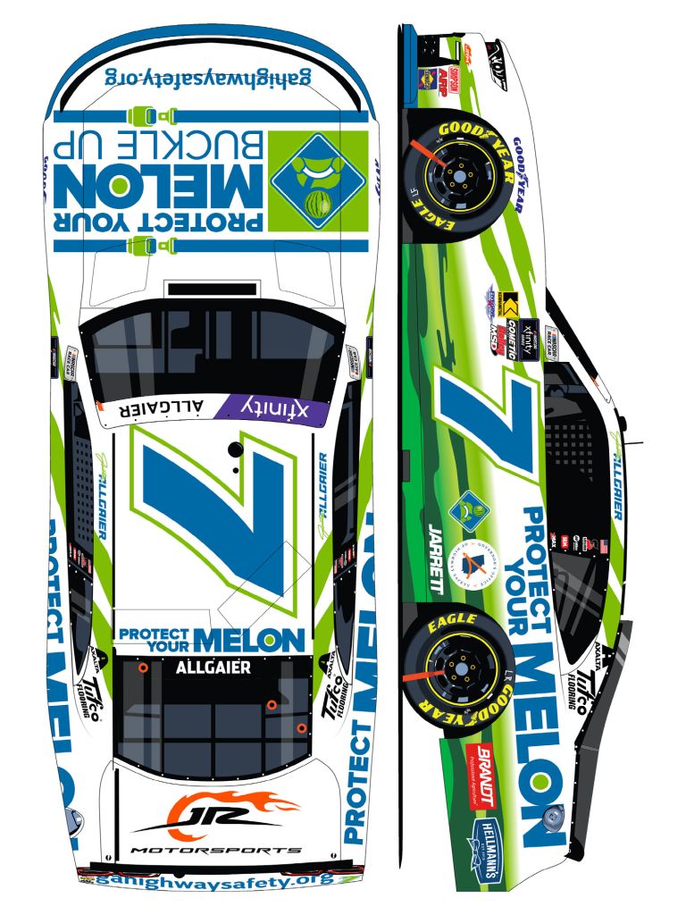 Justin Allgaier 2025 Protect Your Melon 1:64 Nascar Diecast