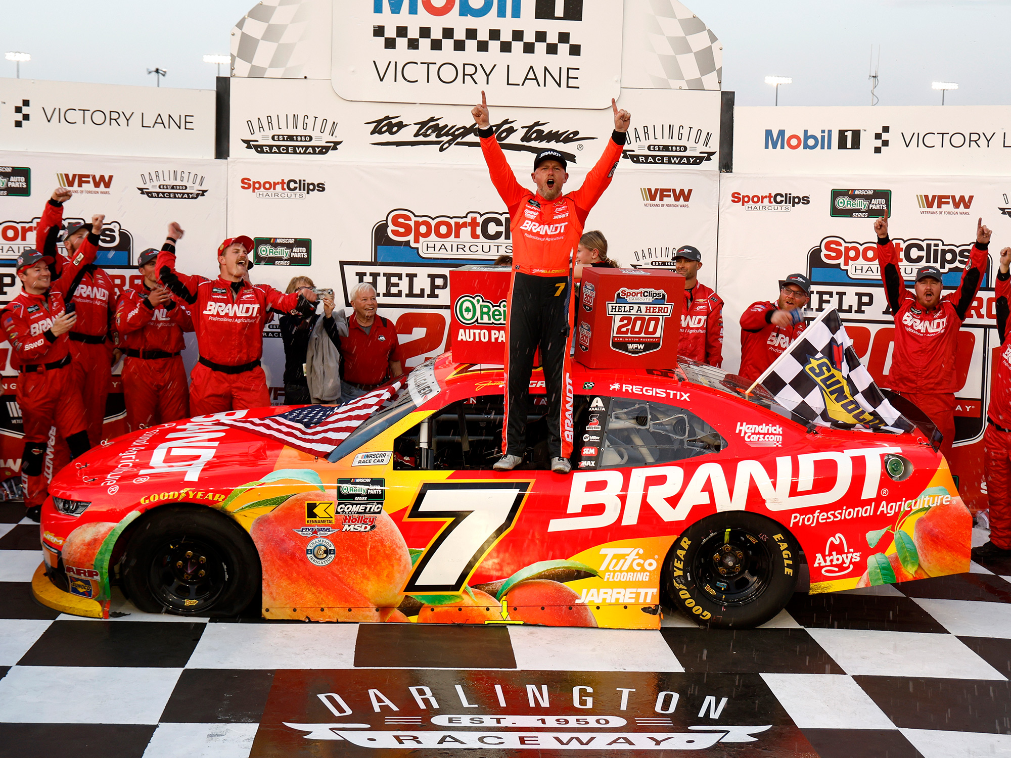 Justin Allgaier 2026 Brandt 3/21/26 Race Win 1:64 Nascar Diecast