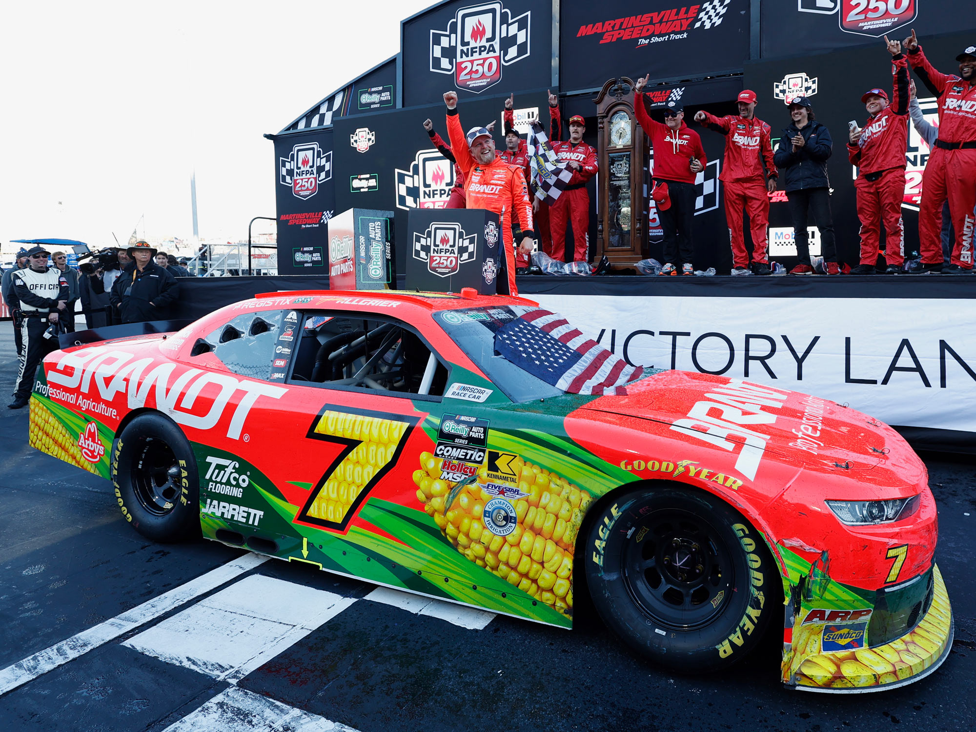 Justin Allgaier 2026 Brandt Martinsville 3.28.26 Race Win 1:64