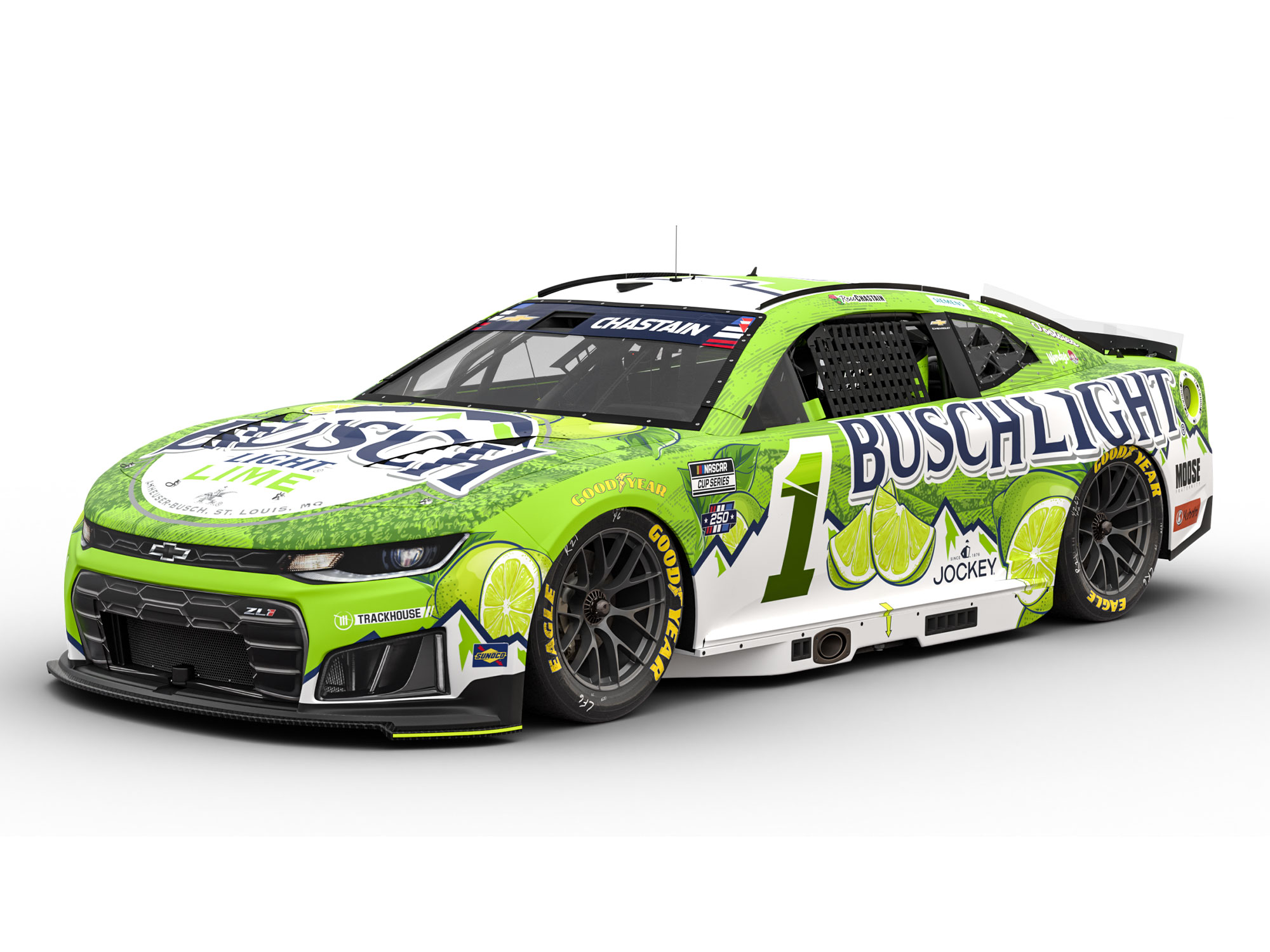 Ross Chastain 2026 Busch Light Lime 1:24 Liquid Color Nascar