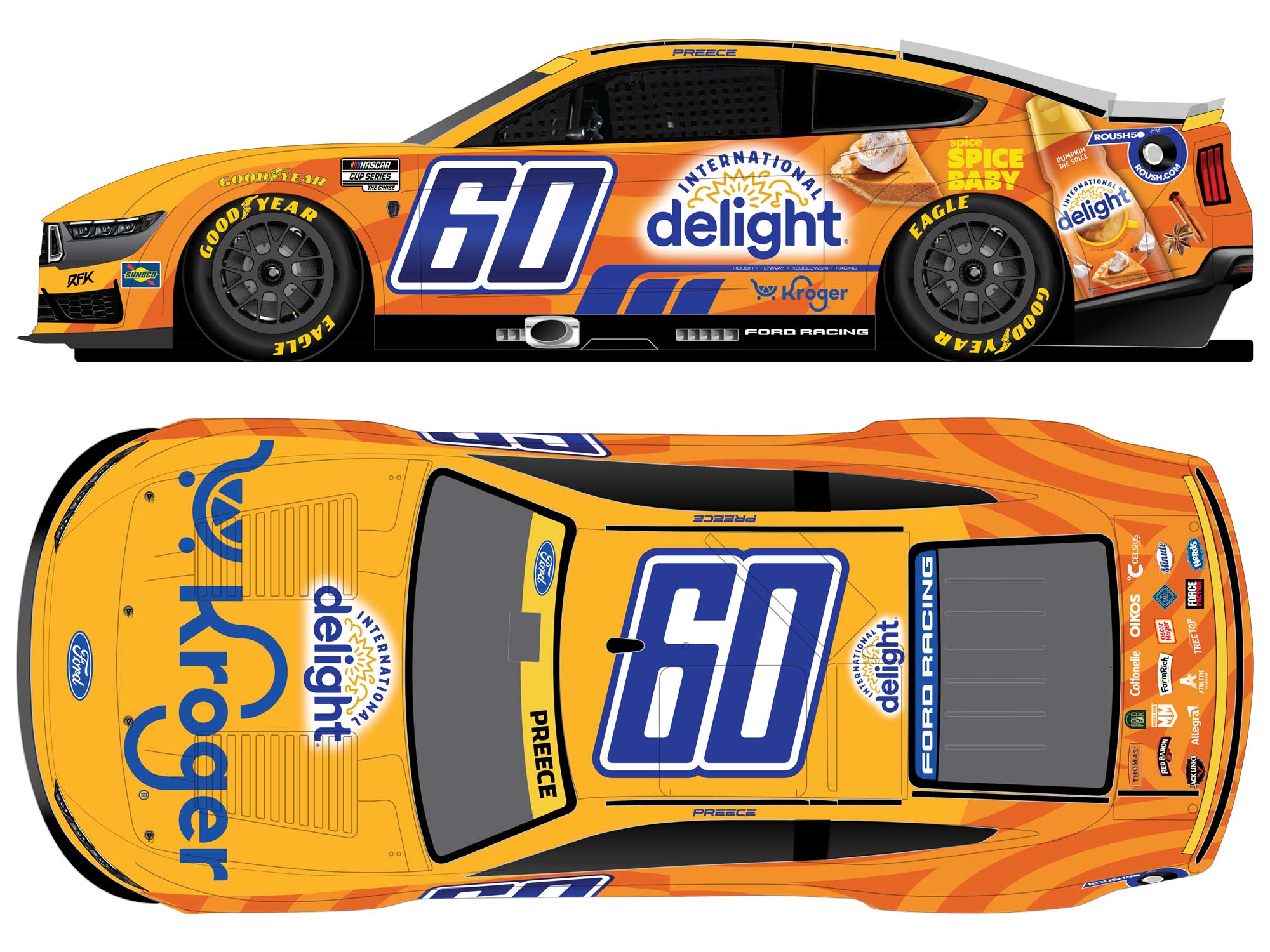 Ryan Preece 2026 Kroger/International Delight Pumpkin Spice 1:64