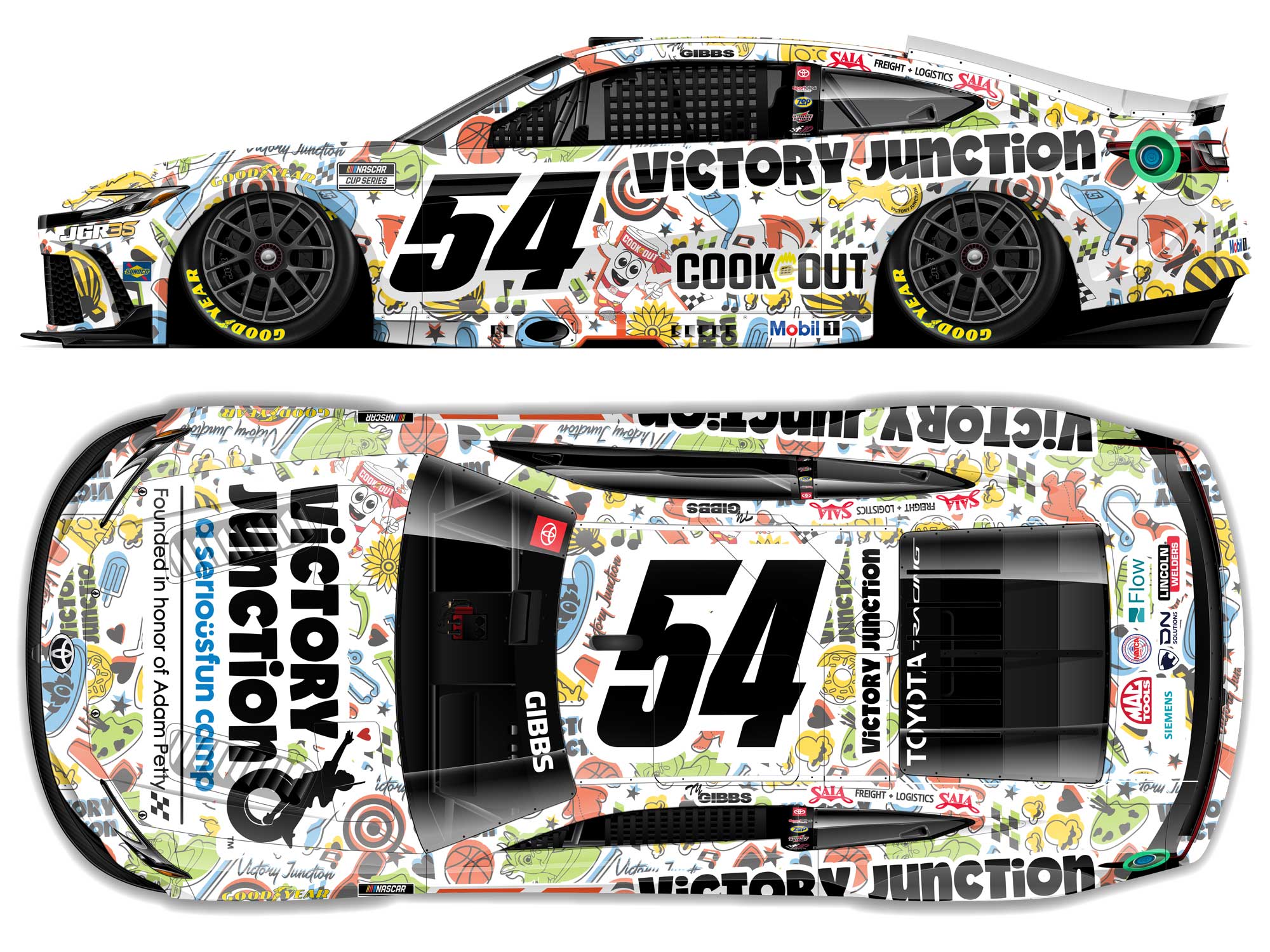 Ty Gibbs 2026 Victory Junction 1:24 Color Chrome Nascar Diecast