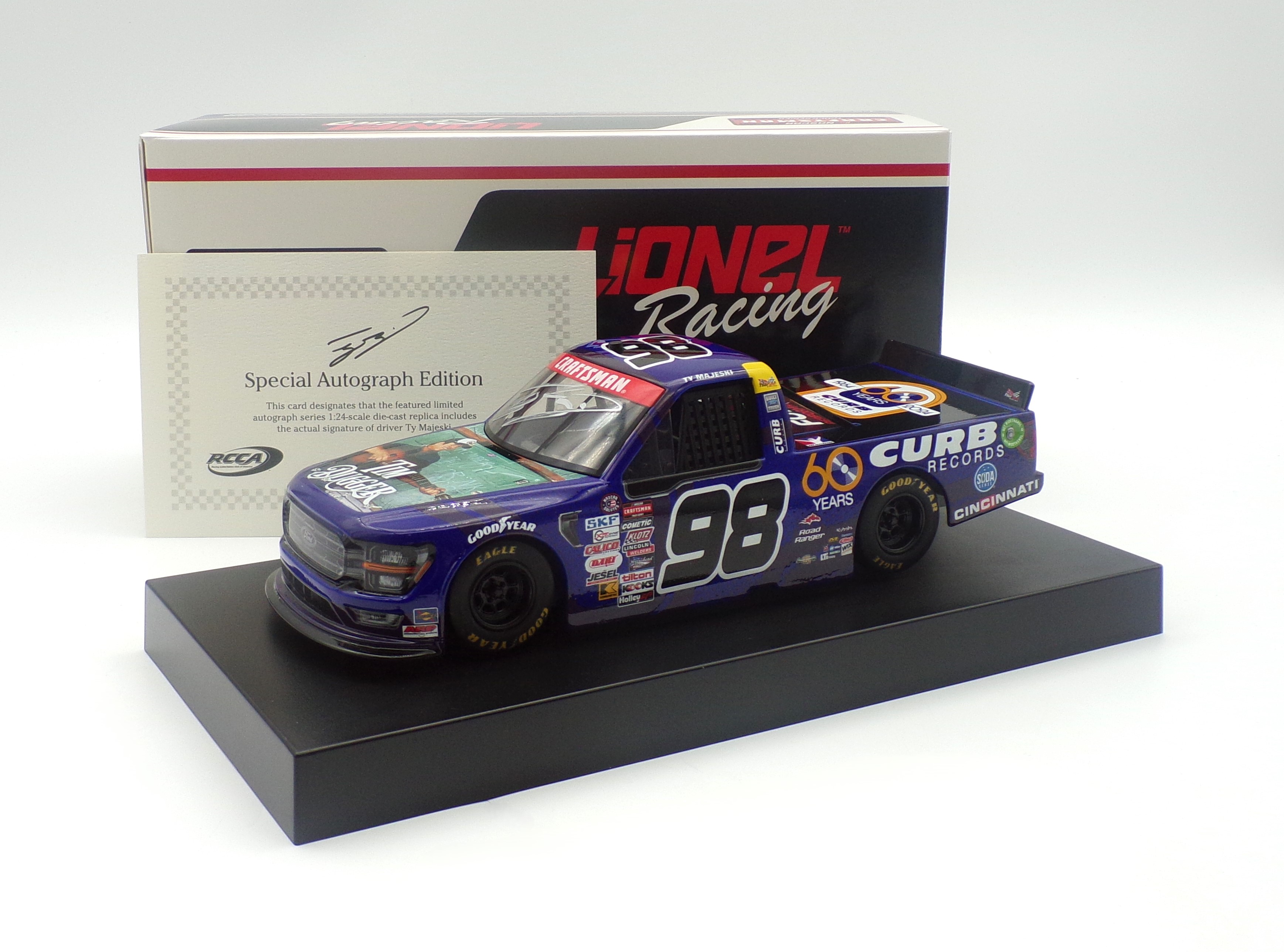 Ty Majeski Autographed 2024 Curb Records / Tim Dugger Truck Series