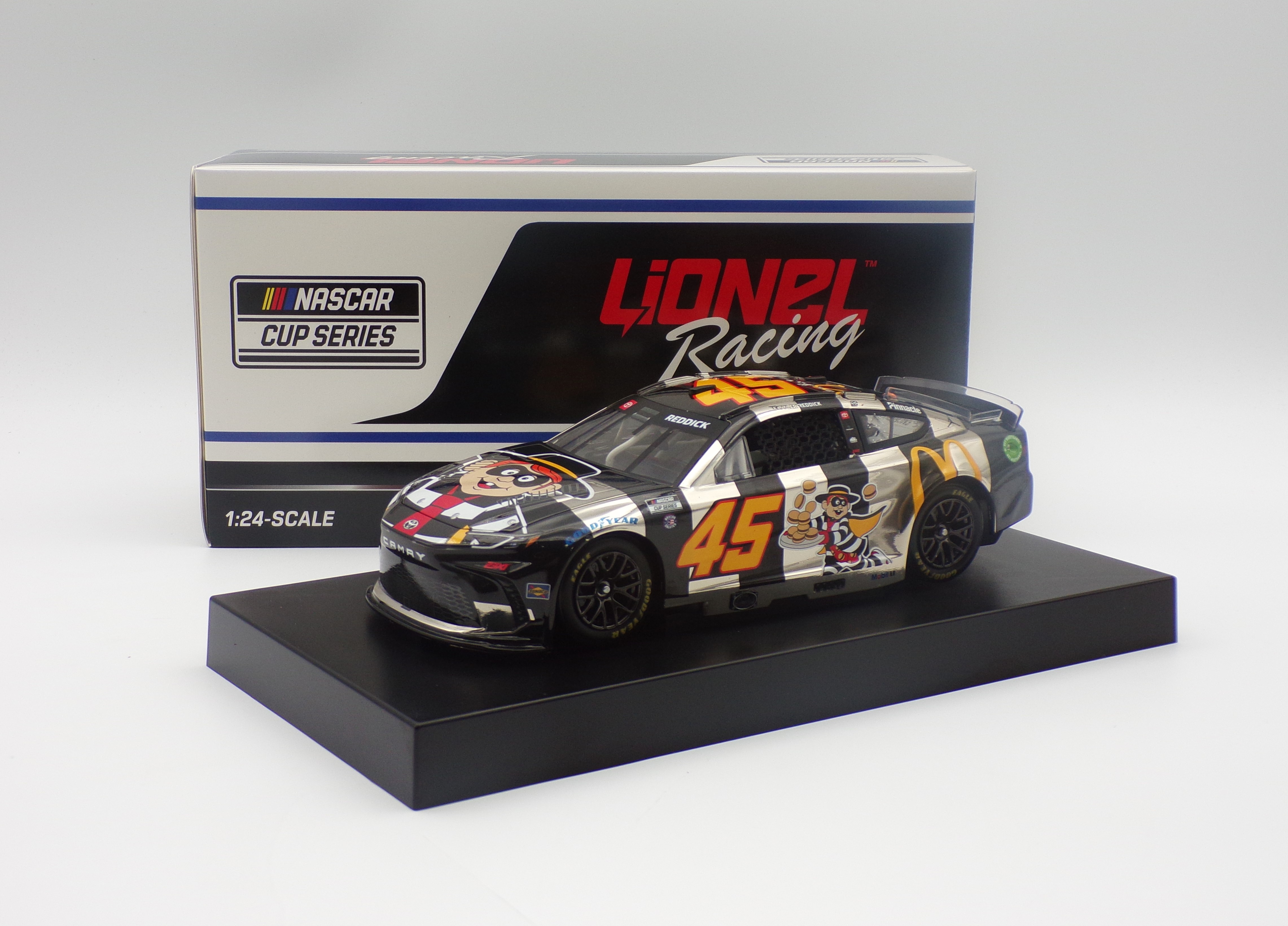 Tyler Reddick 2024 McDonald's Hamburglar 1:24 Color Chrome Nascar