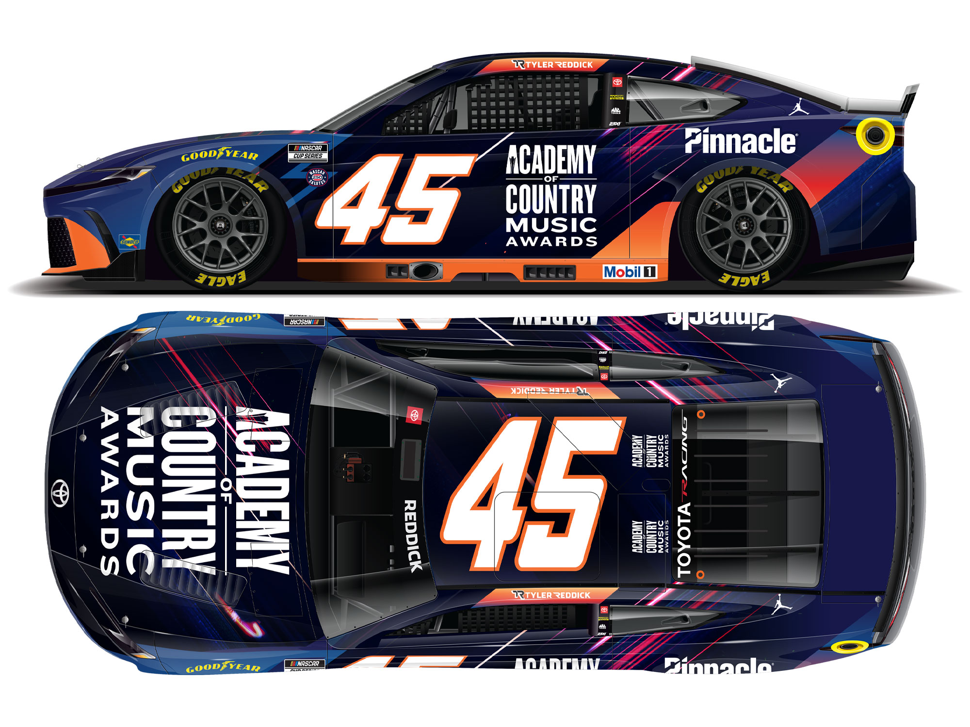 Tyler Reddick 2026 Academy of Country Music Awards 1:64 Nascar Diecast