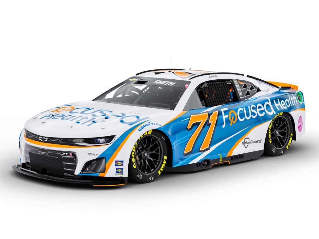 Zane Smith 2024 Focused Health 1:24 Color Chrome Nascar Diecast