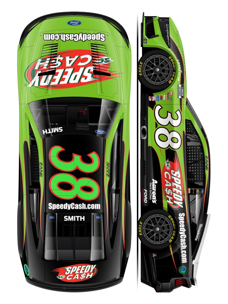 Zane Smith 2025 SpeedyCash.com 1:24 Color Chrome Nascar Diecast
