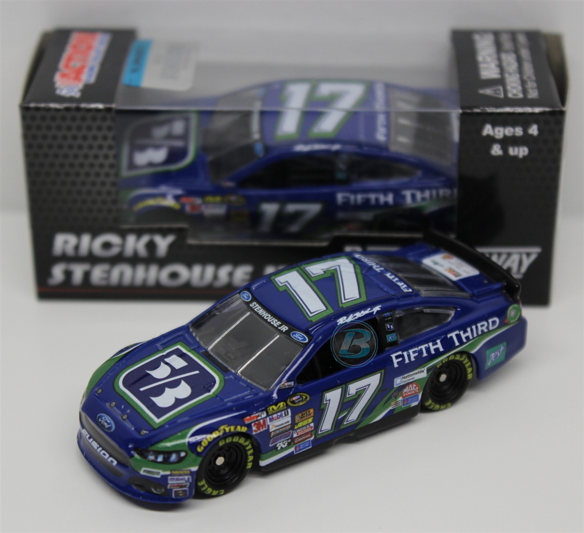 NEW 2017 RICKY STENHOUSE #17 FIFTH THIRD BANK 1/64 CAR