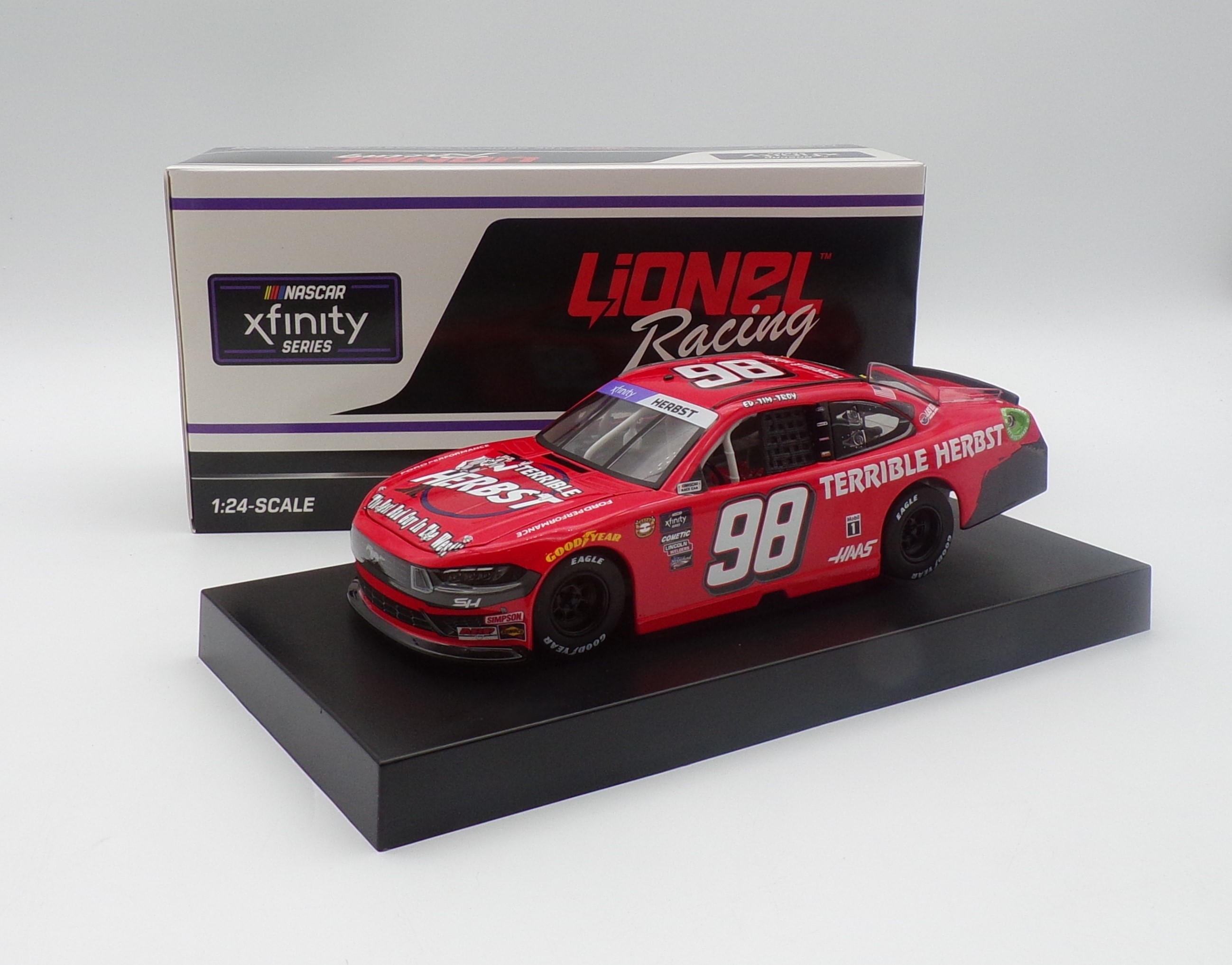 Riley Herbst 2024 Terrible Herbst Throwback 1:24 Nascar Diecast