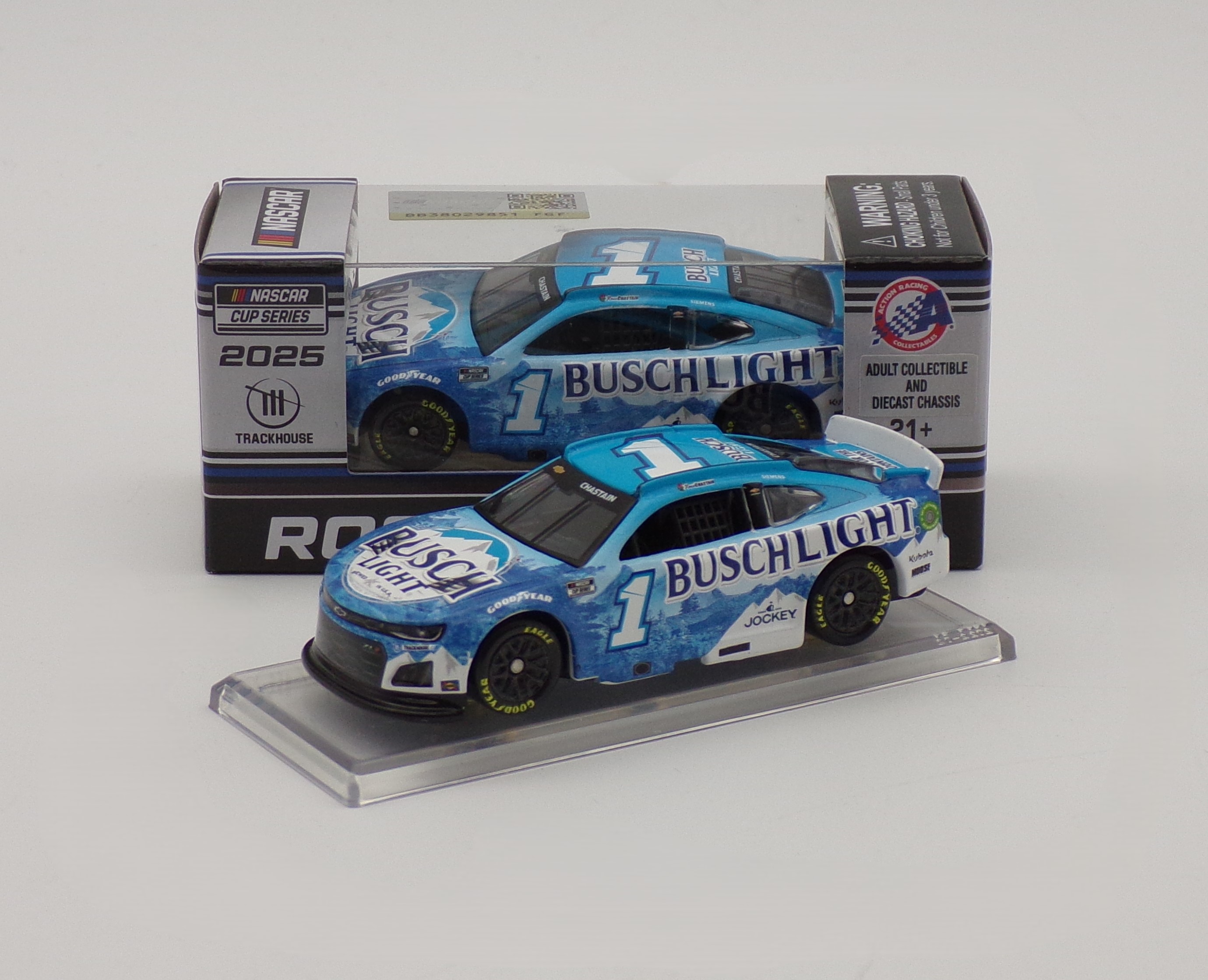 Ross Chastain 2025 Busch Light 1:64 Nascar Diecast Chassis