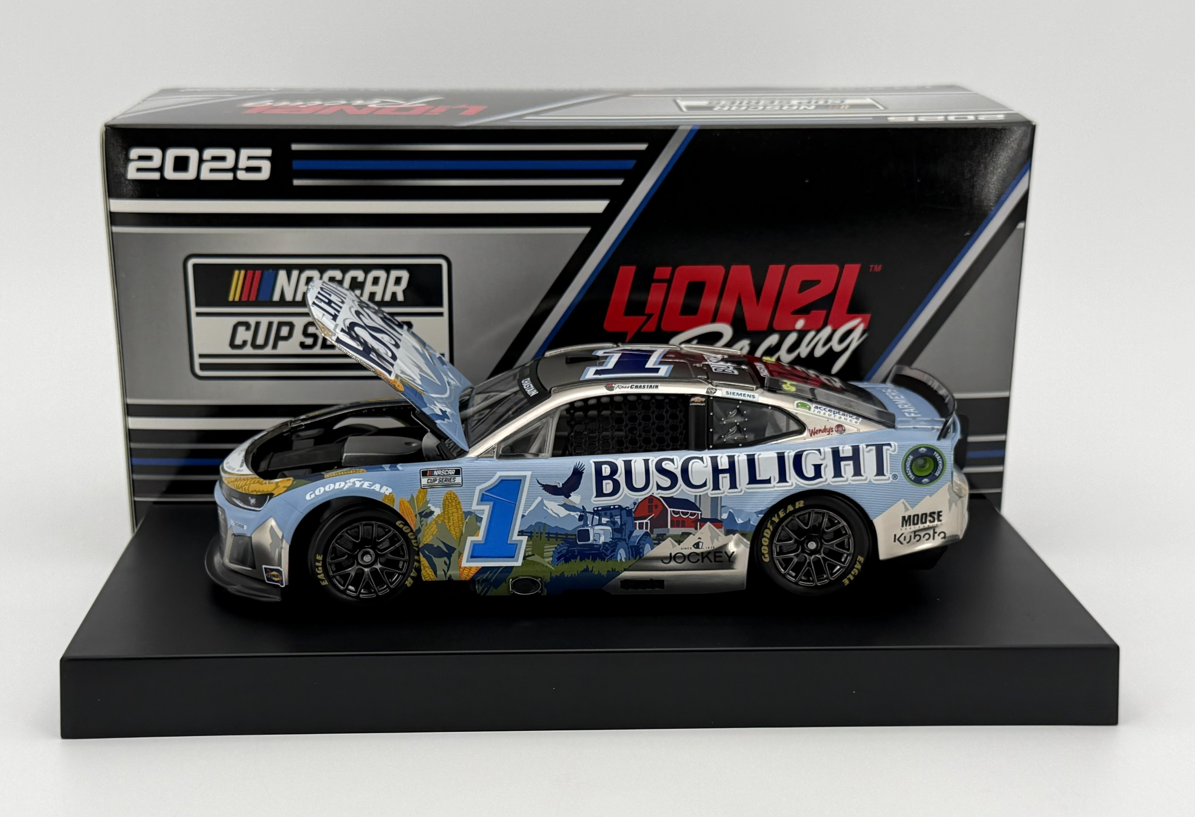 Ross Chastain 2025 Busch Light Farming 1:24 Color Chrome Nascar