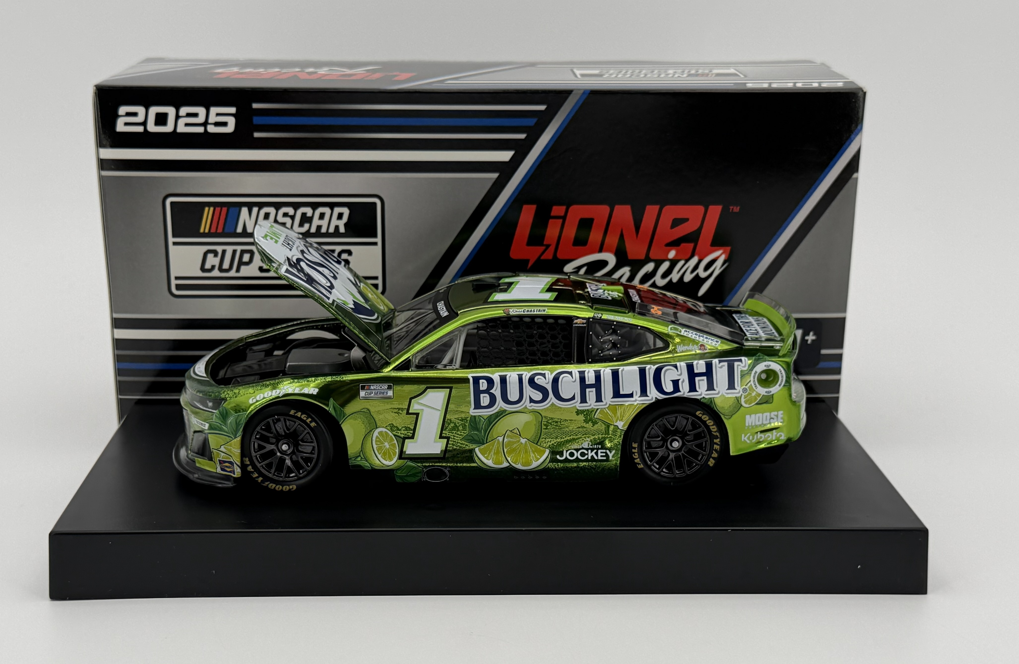 Ross Chastain 2025 Busch Light Lime 1:24 Color Chrome Nascar Diecast