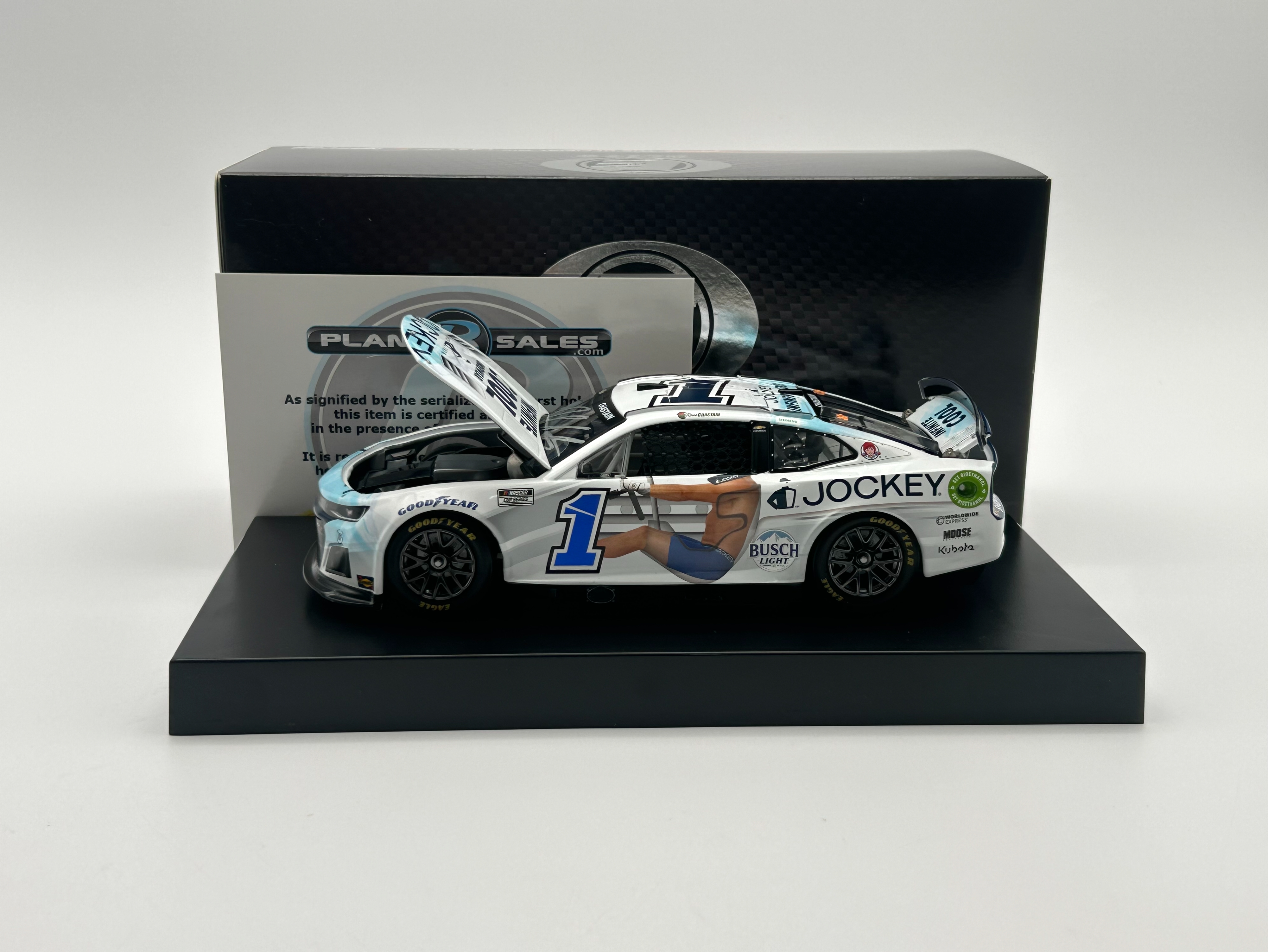 Ross Chastain Autographed 2024 Jockey Infinite Cool 1:24 Elite