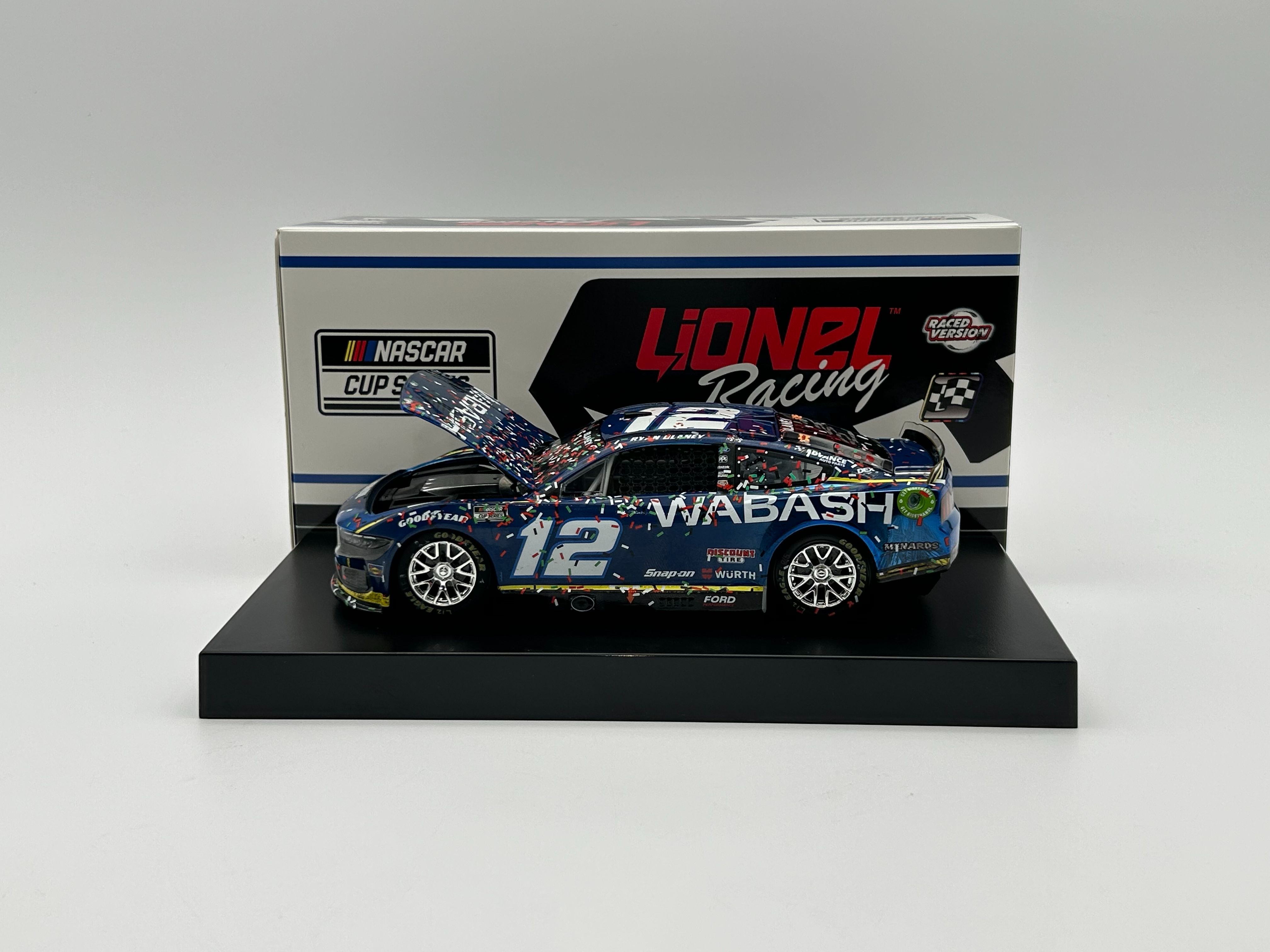 Ryan Blaney 2024 Wabash Pocono 7/14 Race Win 1:24 Color Chrome