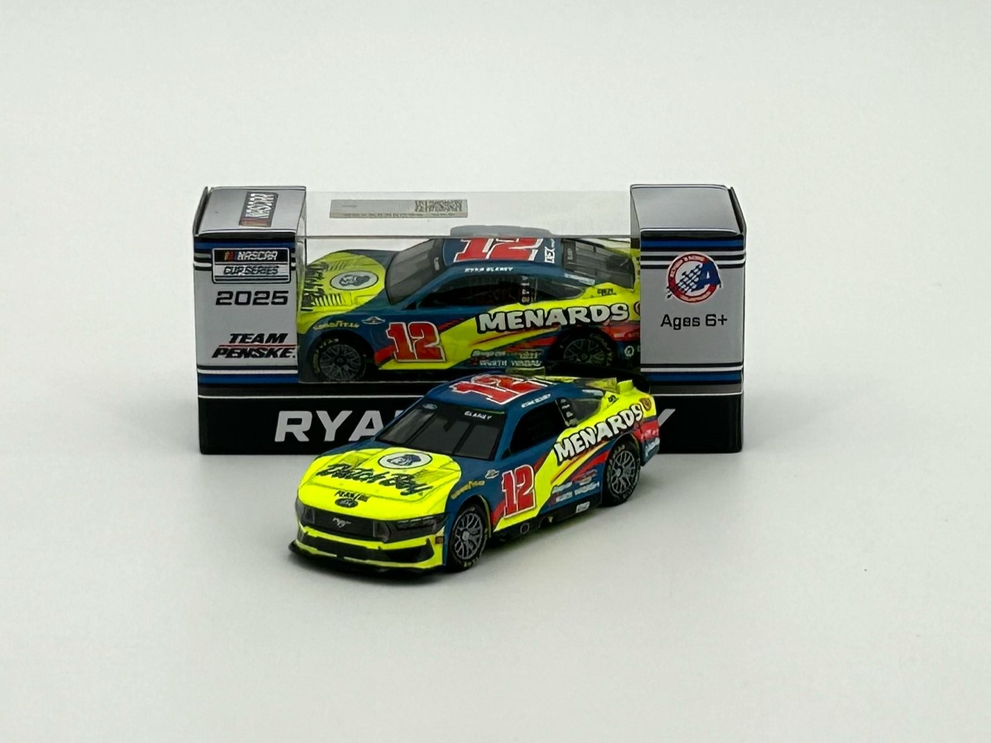 Ryan Blaney 2025 Menards Dutch Boy Throwback 1:64 Nascar Diecast