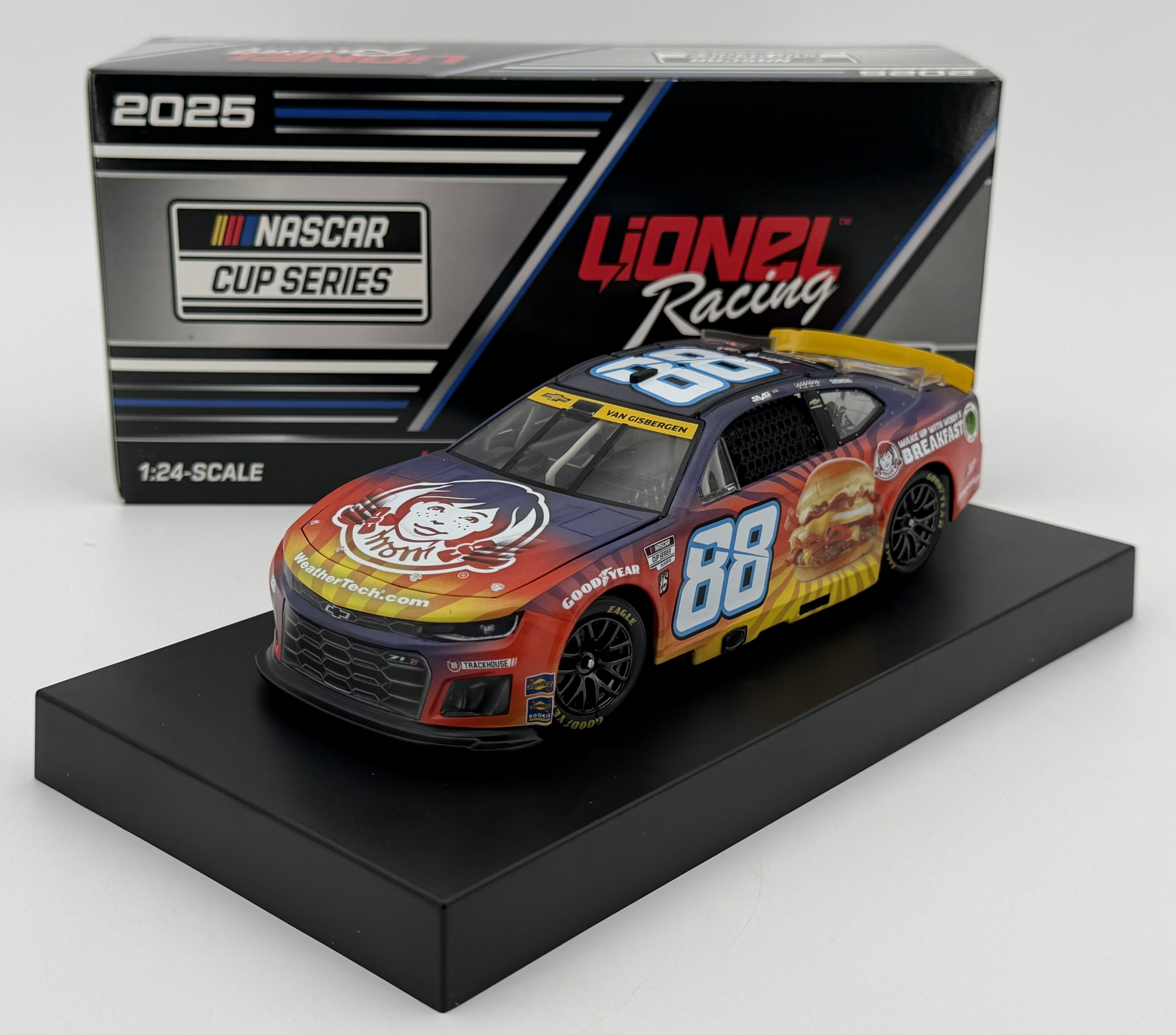 Shane Van Gisbergen 2025 Wendy's Breakfast Baconator 1:24 Nascar