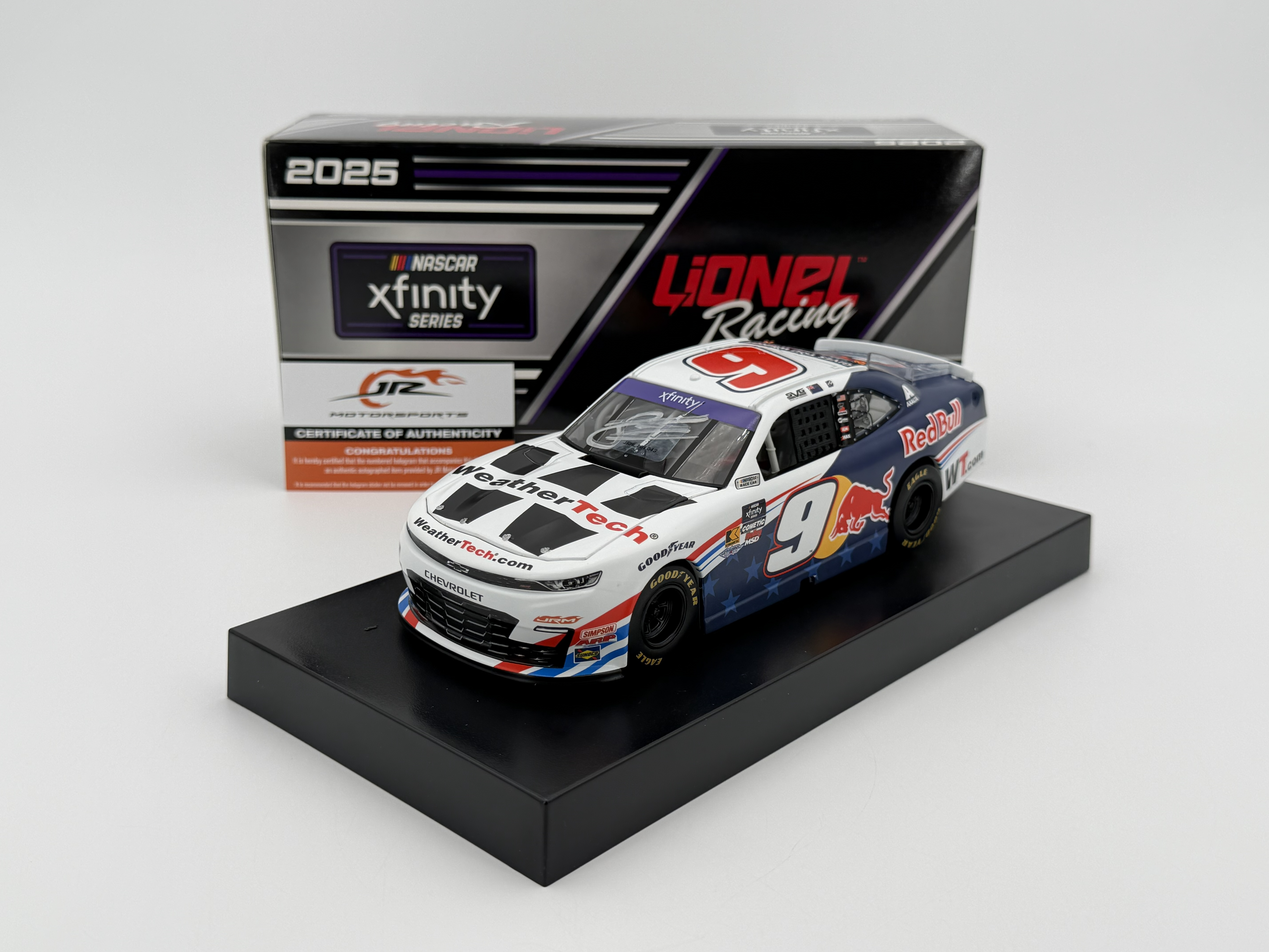 Shane Van Gisbergen Autographed 2025 Weathertech/Red Bull 1:24