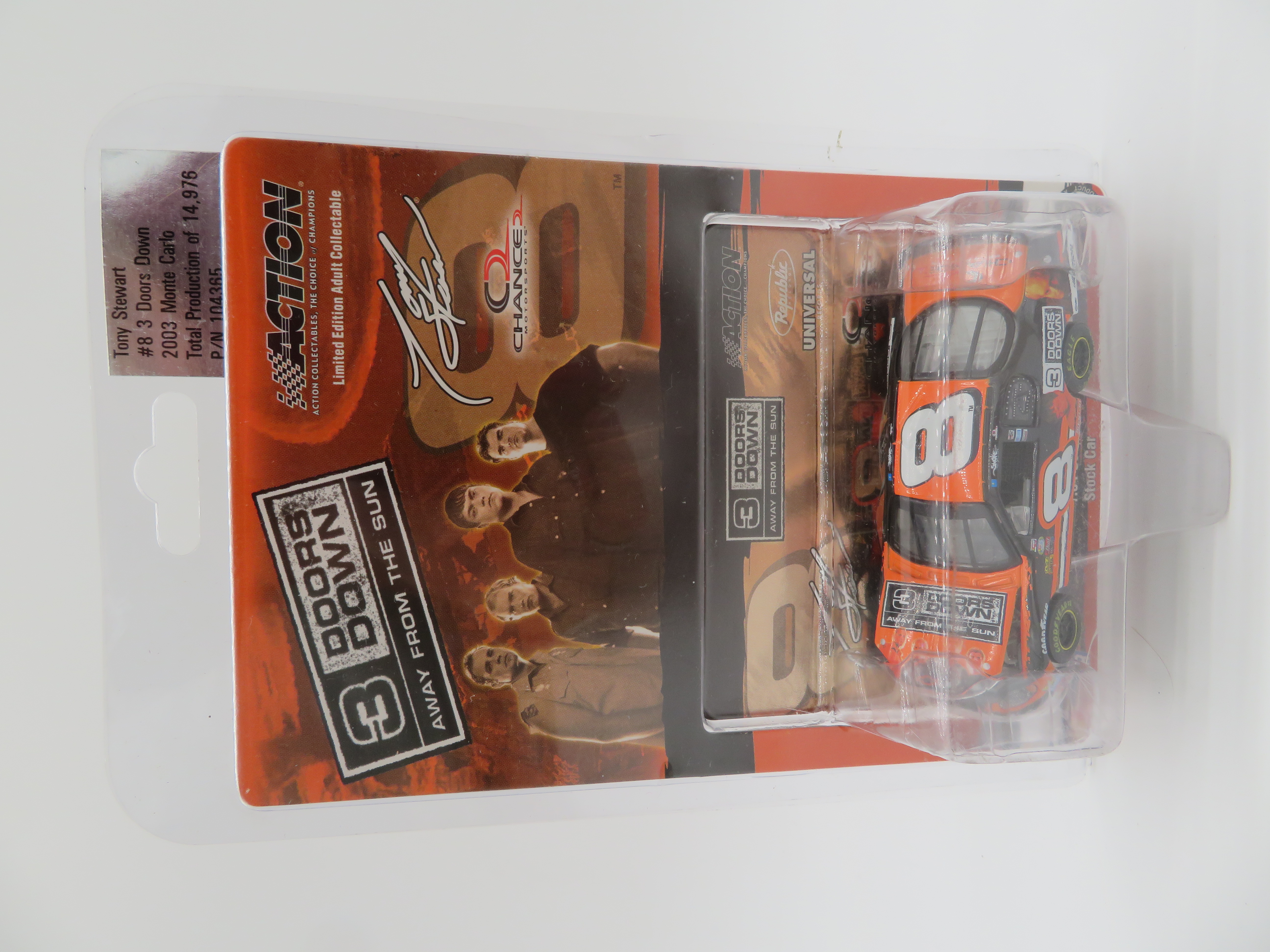 Tony Stewart 2003 #8 3 Doors Down 1:64 HO Nascar Diecast