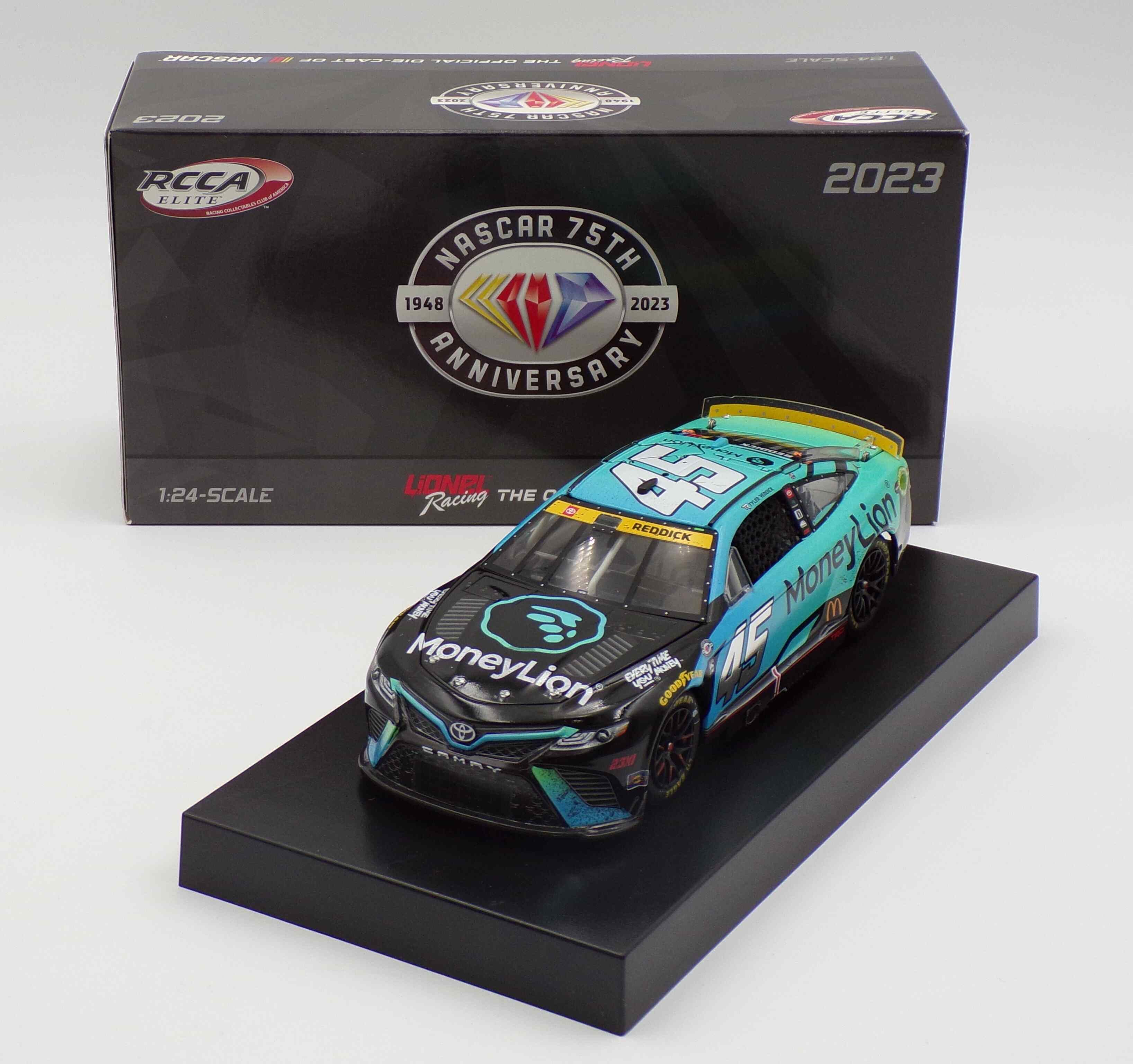 Tyler Reddick 2023 MONEYLION Kansas 9/10 Race Win 1:24 Elite