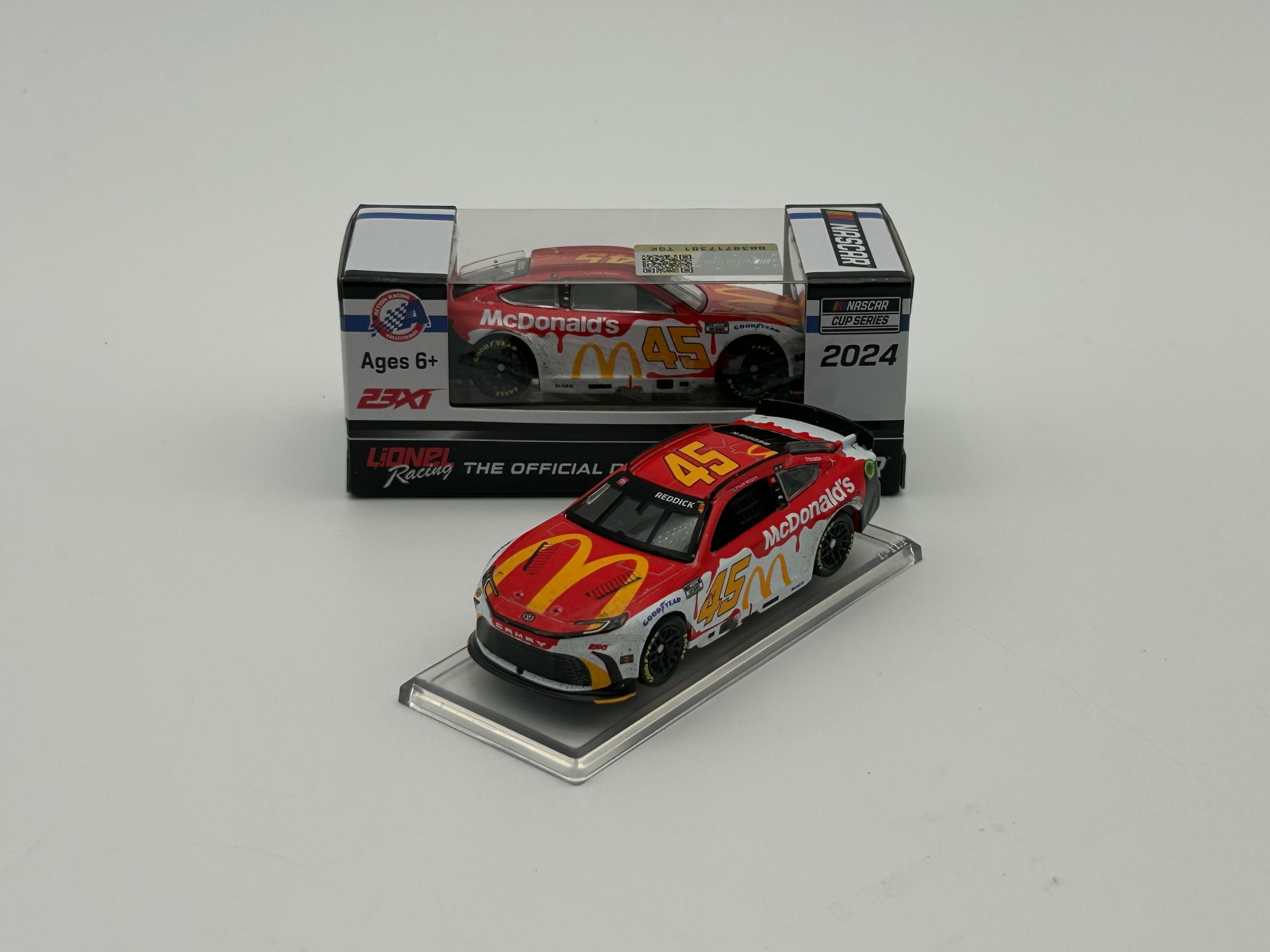 Tyler Reddick 2024 McDonald's Michigan 8/19 Race Win 1:64 Nascar