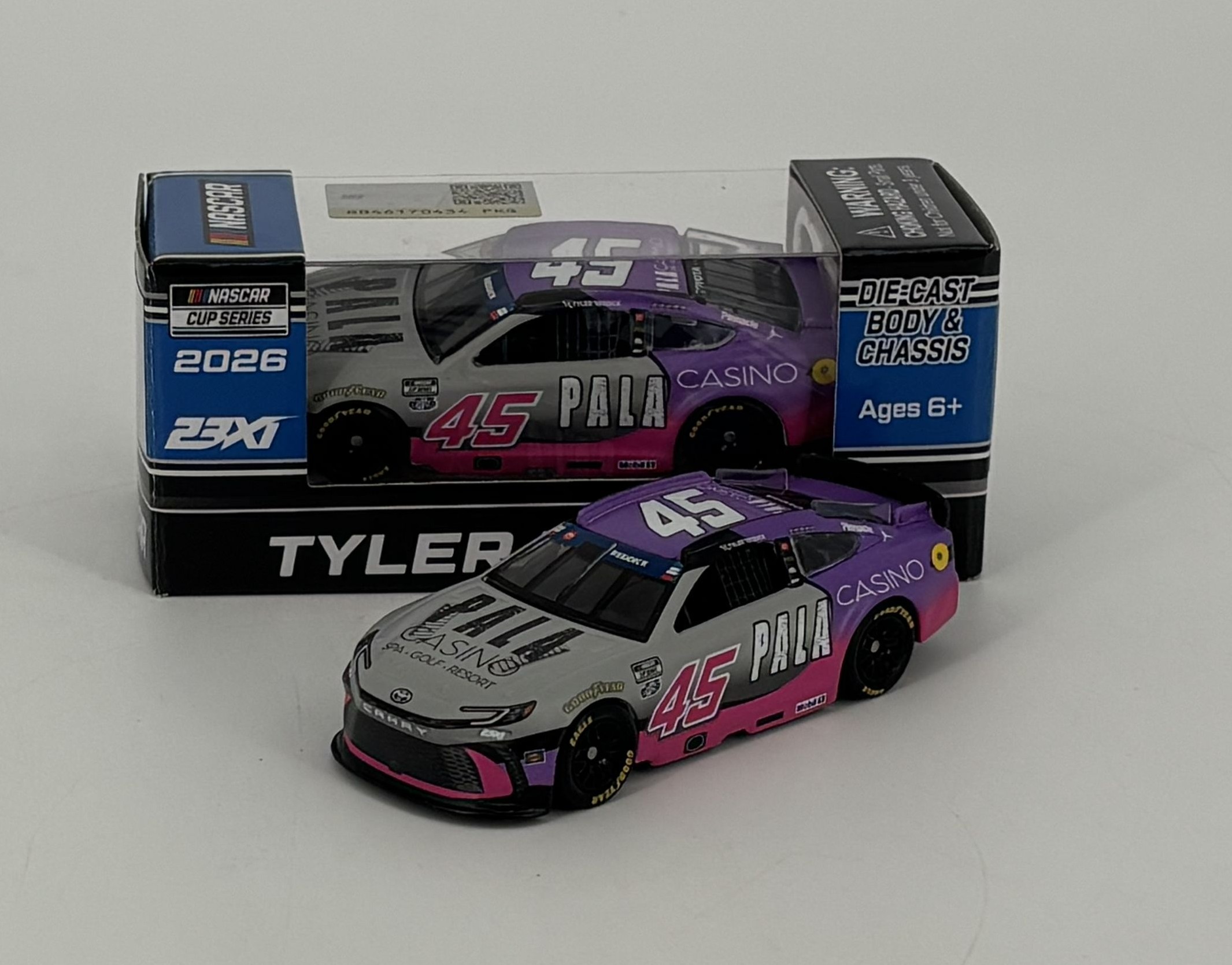 Tyler Reddick 2026 Pala Casino 1:64 Nascar Diecast