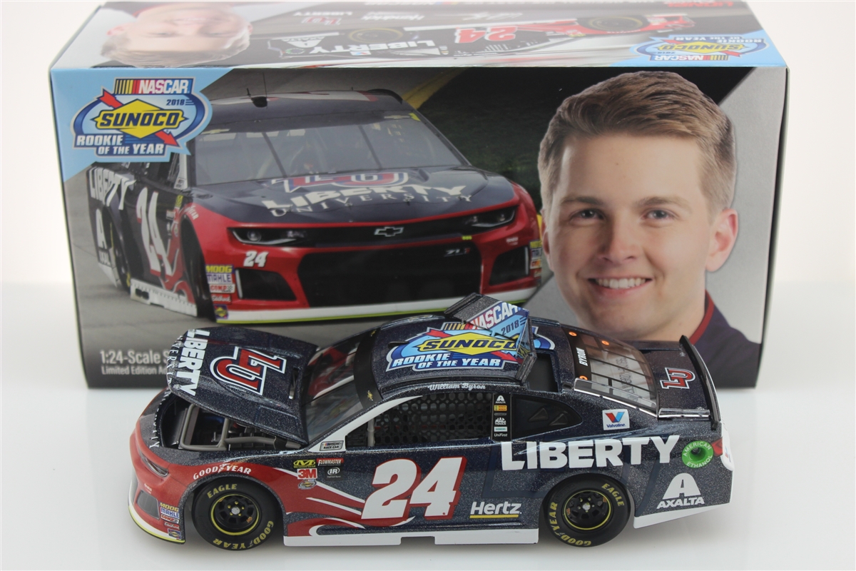 WILLIAM BYRON ROOKIE OF THE YEAR 3-DIECAST SET 1/64 SCALE ACTION 
