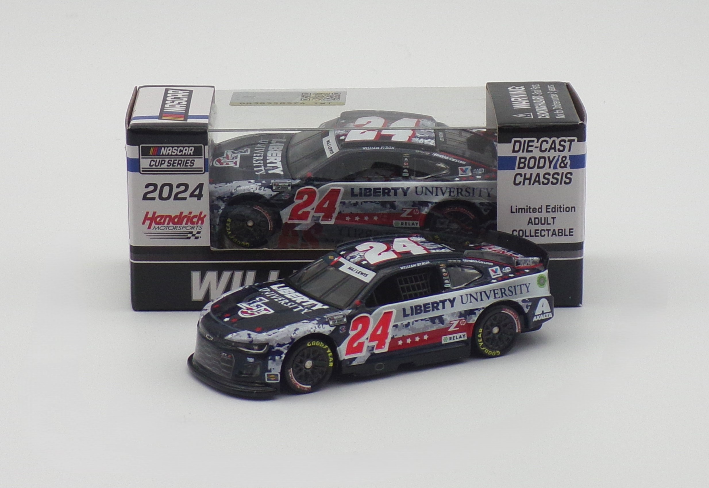 William Byron 2024 Liberty University Patriotic 1:64 Nascar