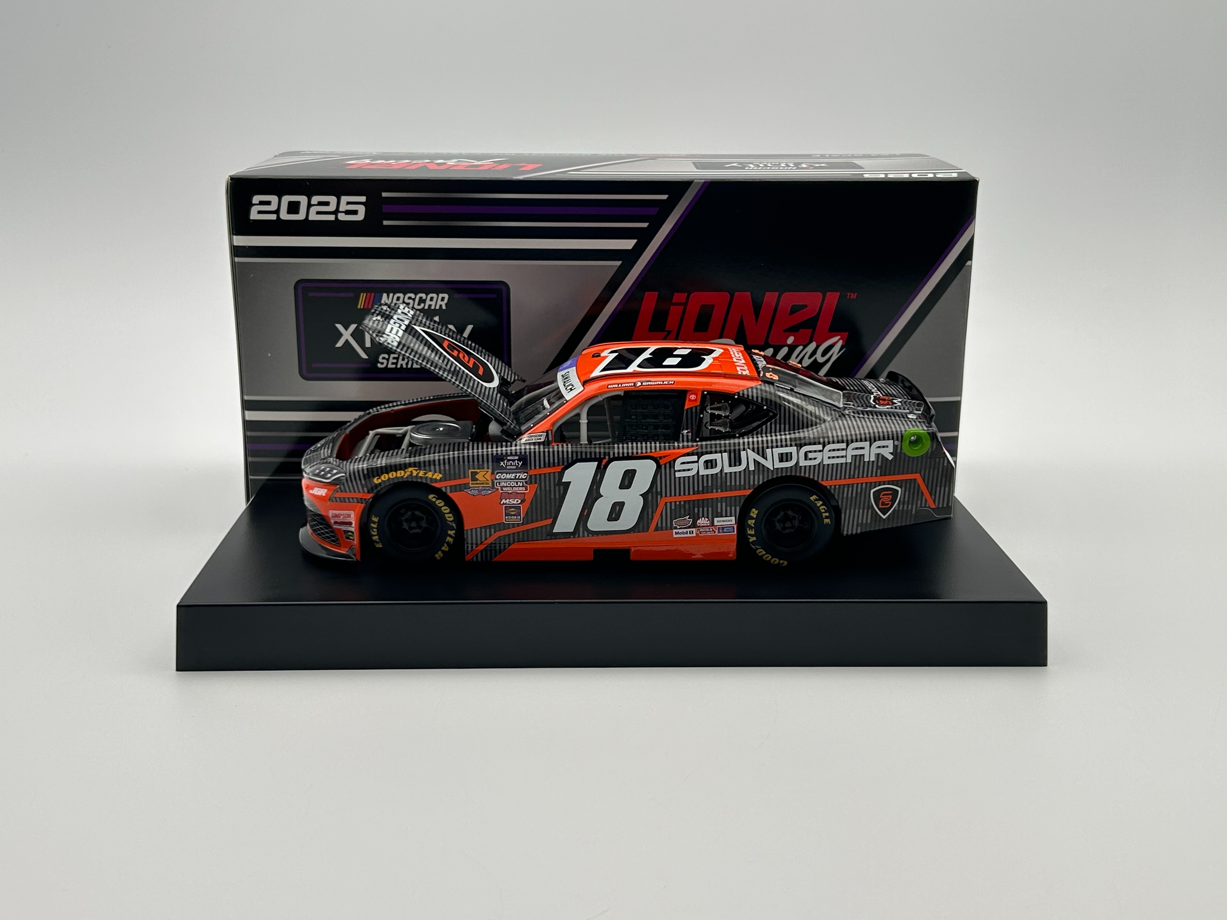 William Sawalich 2025 Soundgear 1:24 Nascar Diecast
