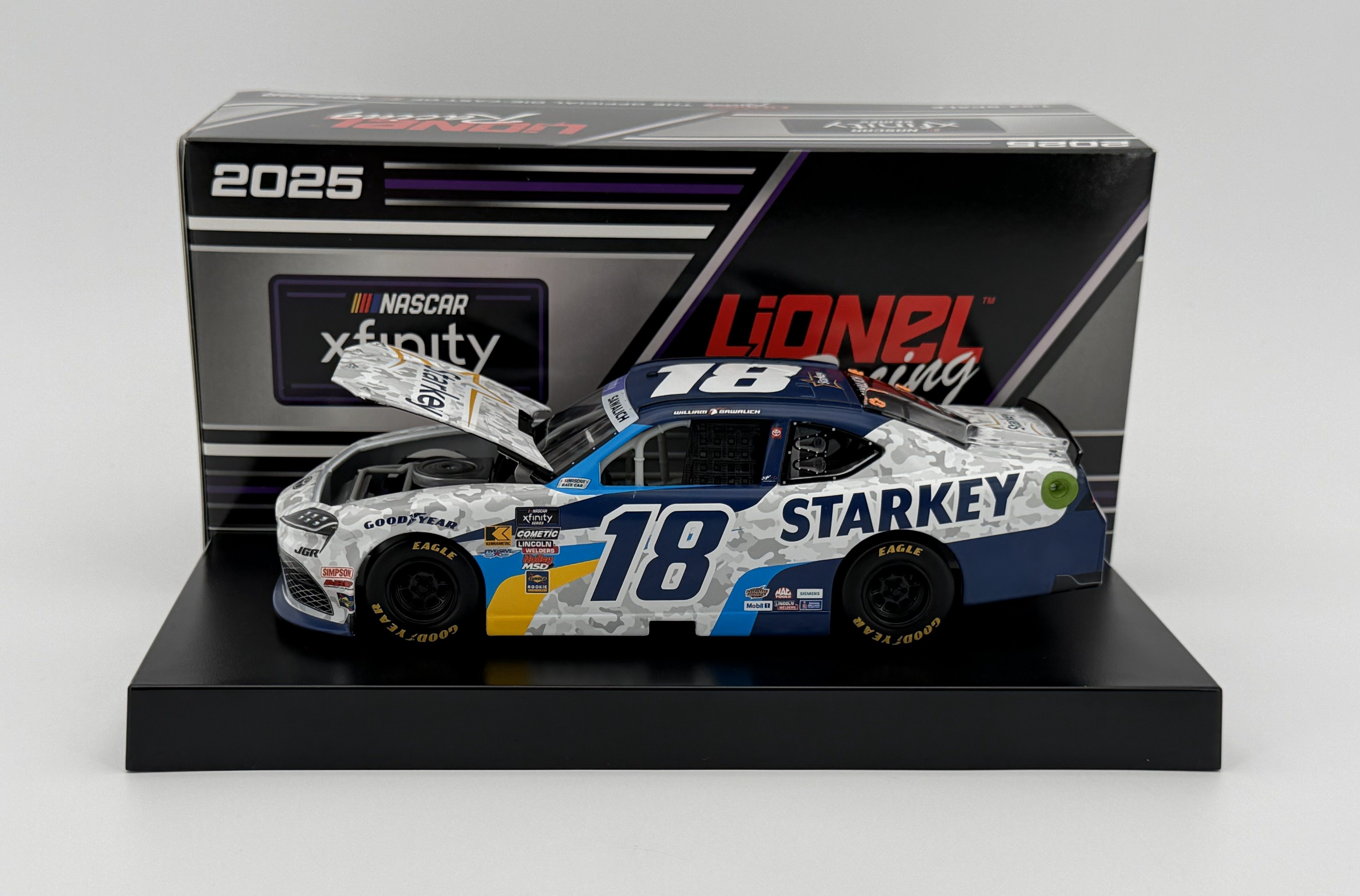 William Sawalich 2025 Starkey 1:24 Nascar Diecast Xfinity Series