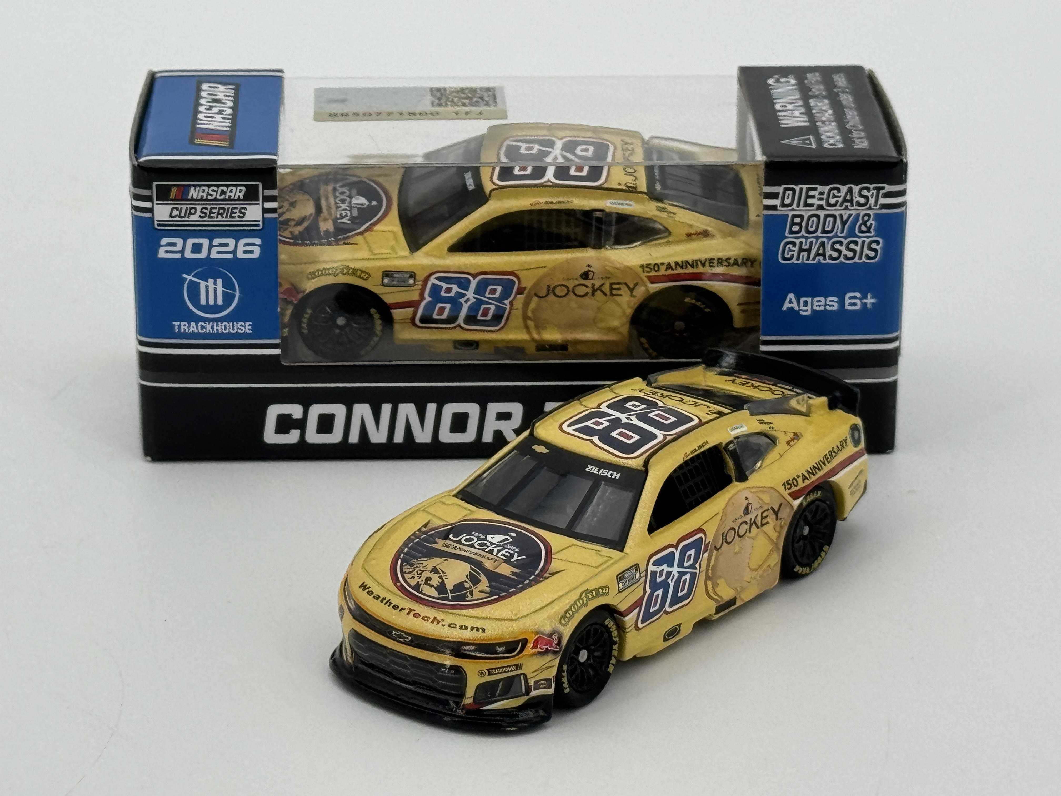 藤監督　Masters 2026 11点セット Connor Zilisch 2026 Jockey 150th Anniversary 1:64 Nascar Diecast
