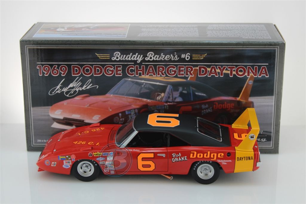 Buddy Baker #6 Bob Drake 1969 Dodge Daytona 1:24 University of Racing ...