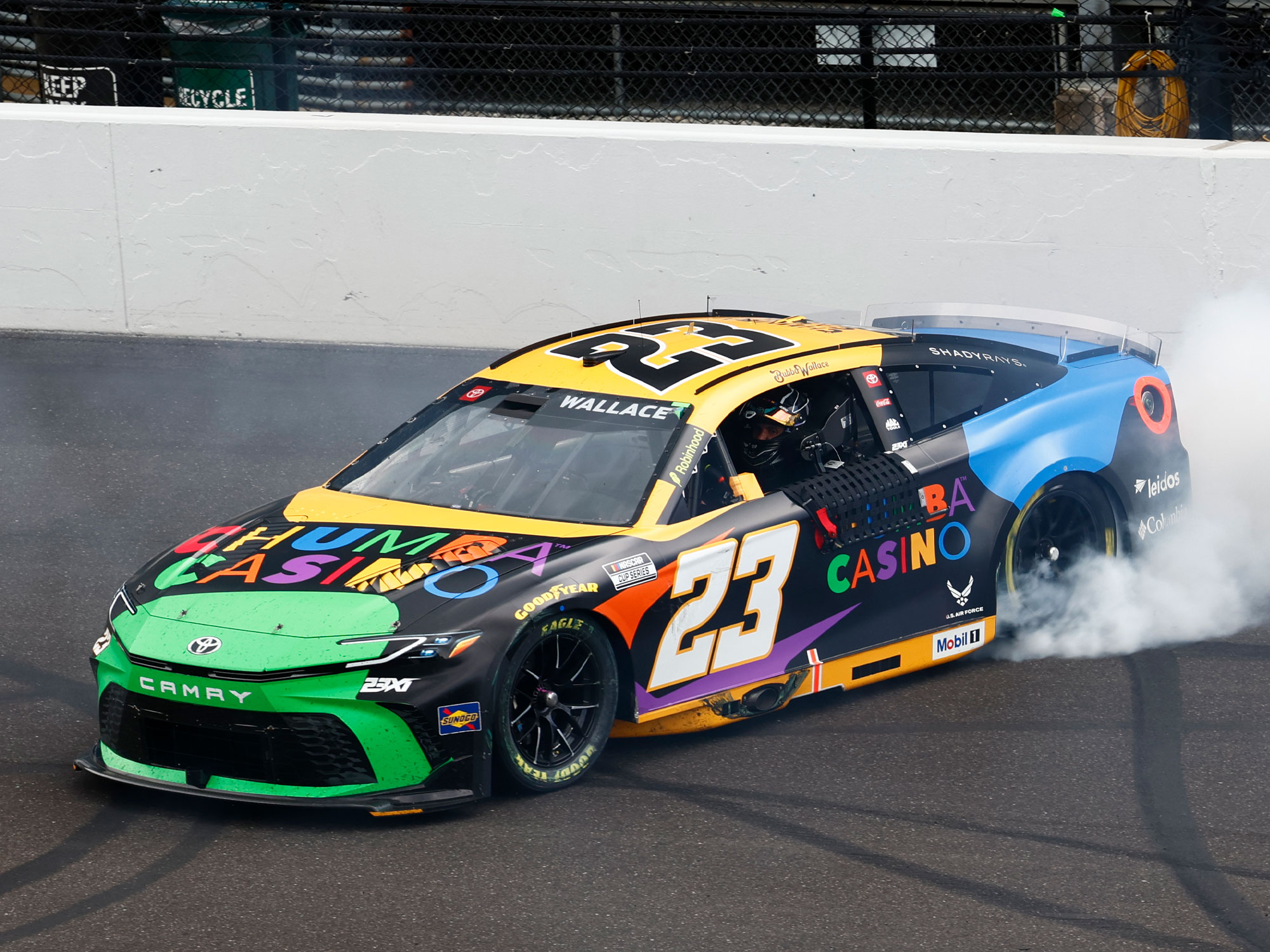 Tyler Cumbo Bubba Wallace 2025 Chumba Casino Indianapolis 7/27/25 Race Win 1:64 ...