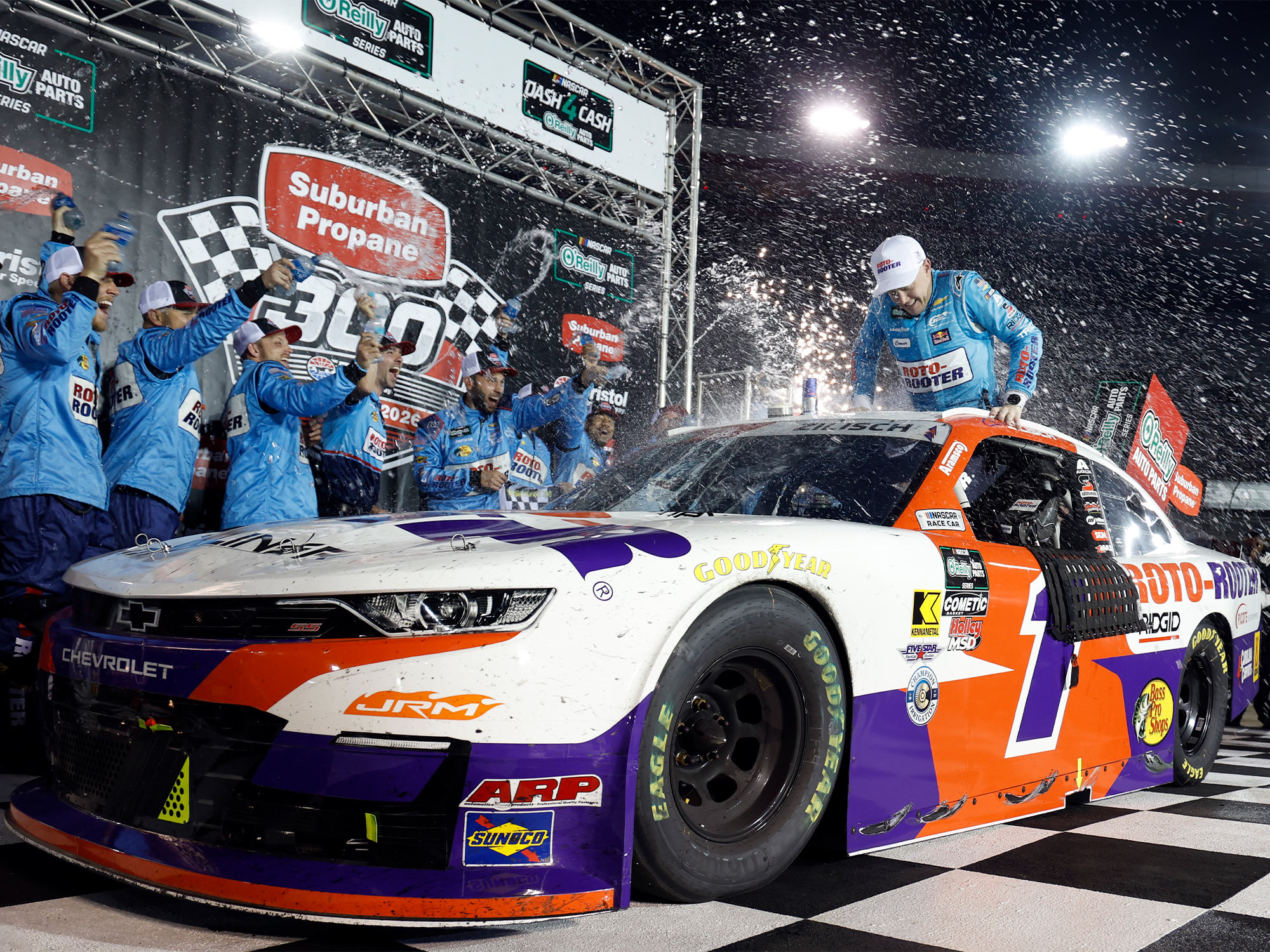 Connor Zilisch 2026 Roto-Rooter Bristol 4/11/26 Race Win 1:24 Color ...