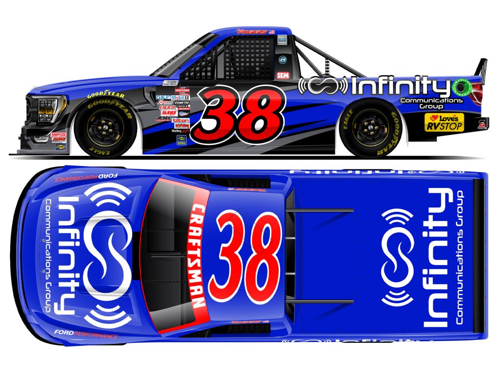 Infinity Commuications Layne Riggs 2024 Infinity Communications Group Truck Series 1:64 Nascar ...