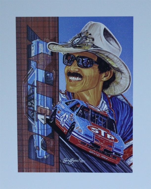 Set of 10 Sam Bass Prints Of Drivers 19.5