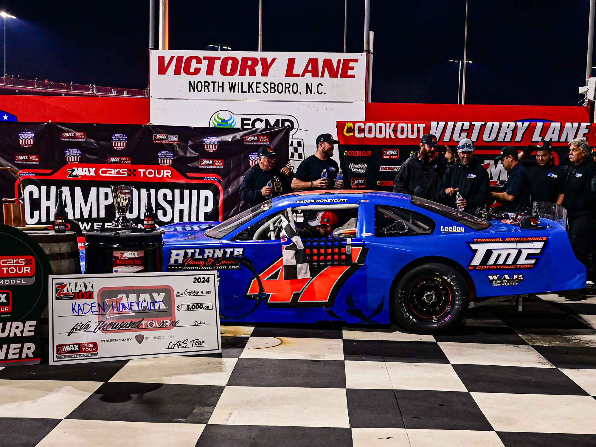Kaden Honeycutt 2024 Bryson Lopez Racing North Wilkesboro Win 1:24 Late ...