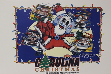 2010 Lugnut / Carolina Christmas @ Charlotte Motor Speedway MINI Poster 11 " X 17" 2010 Lugnut / Carolina Christmas @ Charlotte Motor Speedway MINI Poster 11 " X 17"