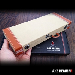 AXE HEAVEN® Miniature Vintage Tweed Style Guitar Case Axe Heaven, Gibson, replica guitar