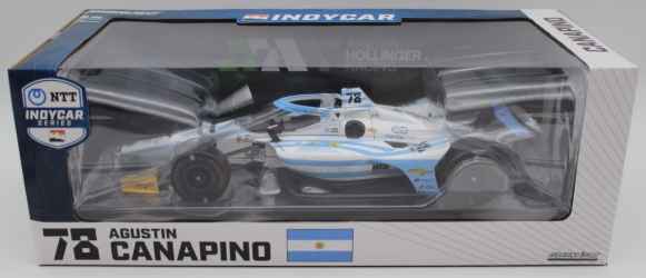 Agustin Canapino Argentine Football Association #78  - NTT IndyCar Series 1:18 Scale IndyCar Diecast Agustin Canapino, 2024,1:18, diecast, greenlight, indy