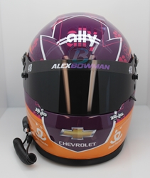 Alex Bowman 2021 Ally Best Friends Full Size Replica Helmet Alex Bowman, Helmet, NASCAR, BrandArt, Full Size Helmet, Replica Helmet