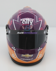Alex Bowman 2021 Ally Best Friends MINI Replica Helmet Alex Bowman, Helmet, NASCAR, BrandArt, Mini Helmet, Replica Helmet
